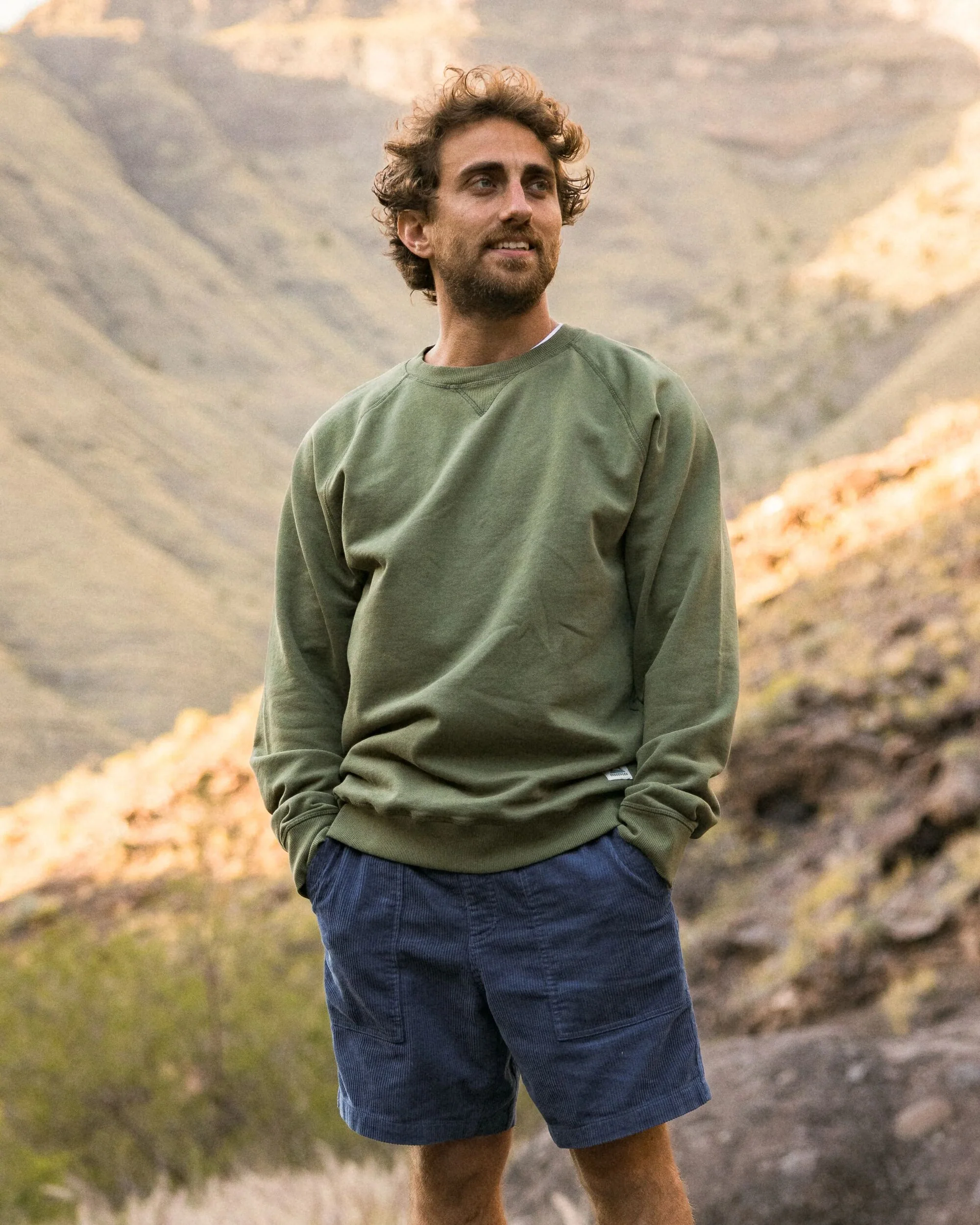 Heritage Men's Sweatshirt - Khaki