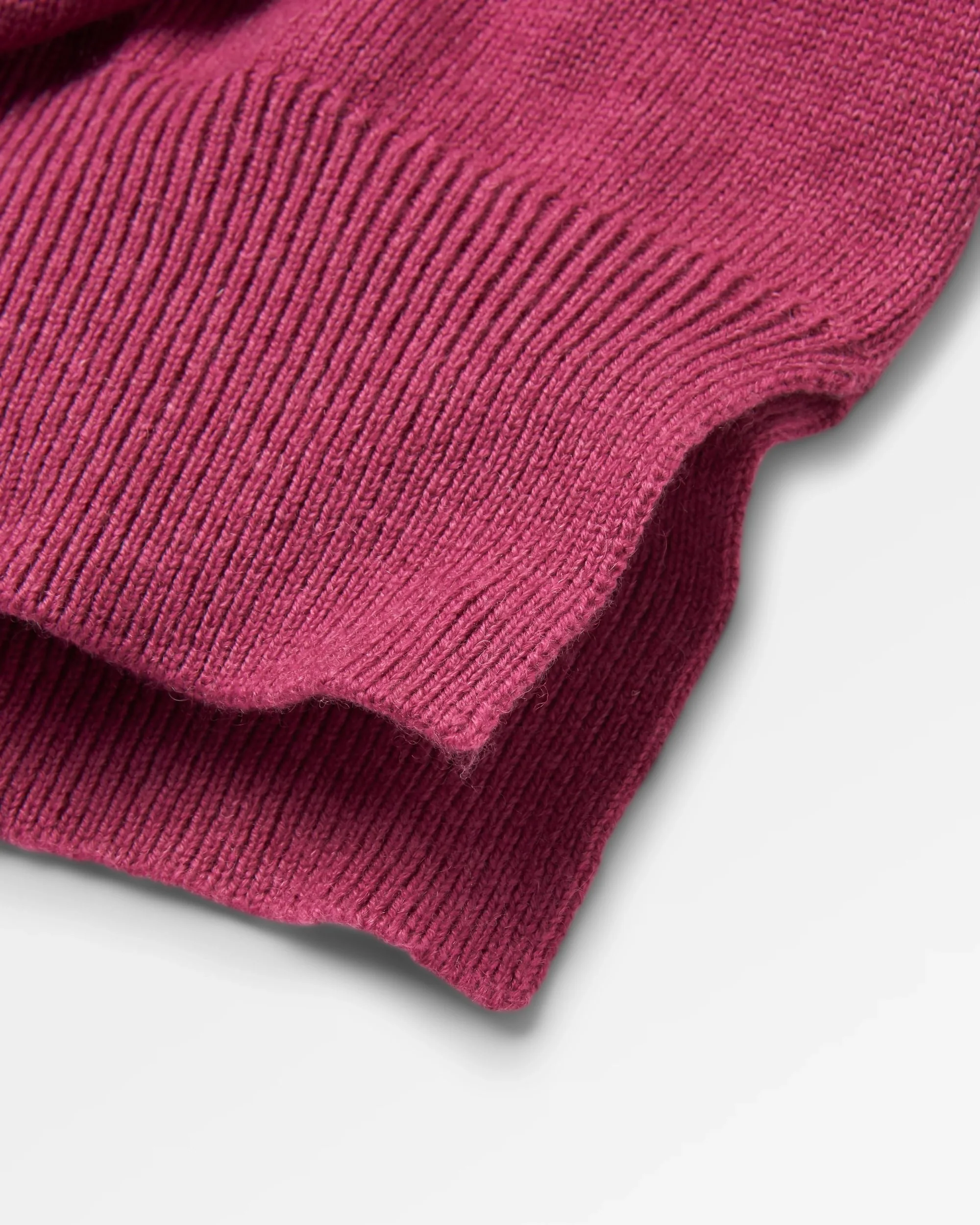 Hideout Oversized Knitted Jumper - Rhubarb - Image 9