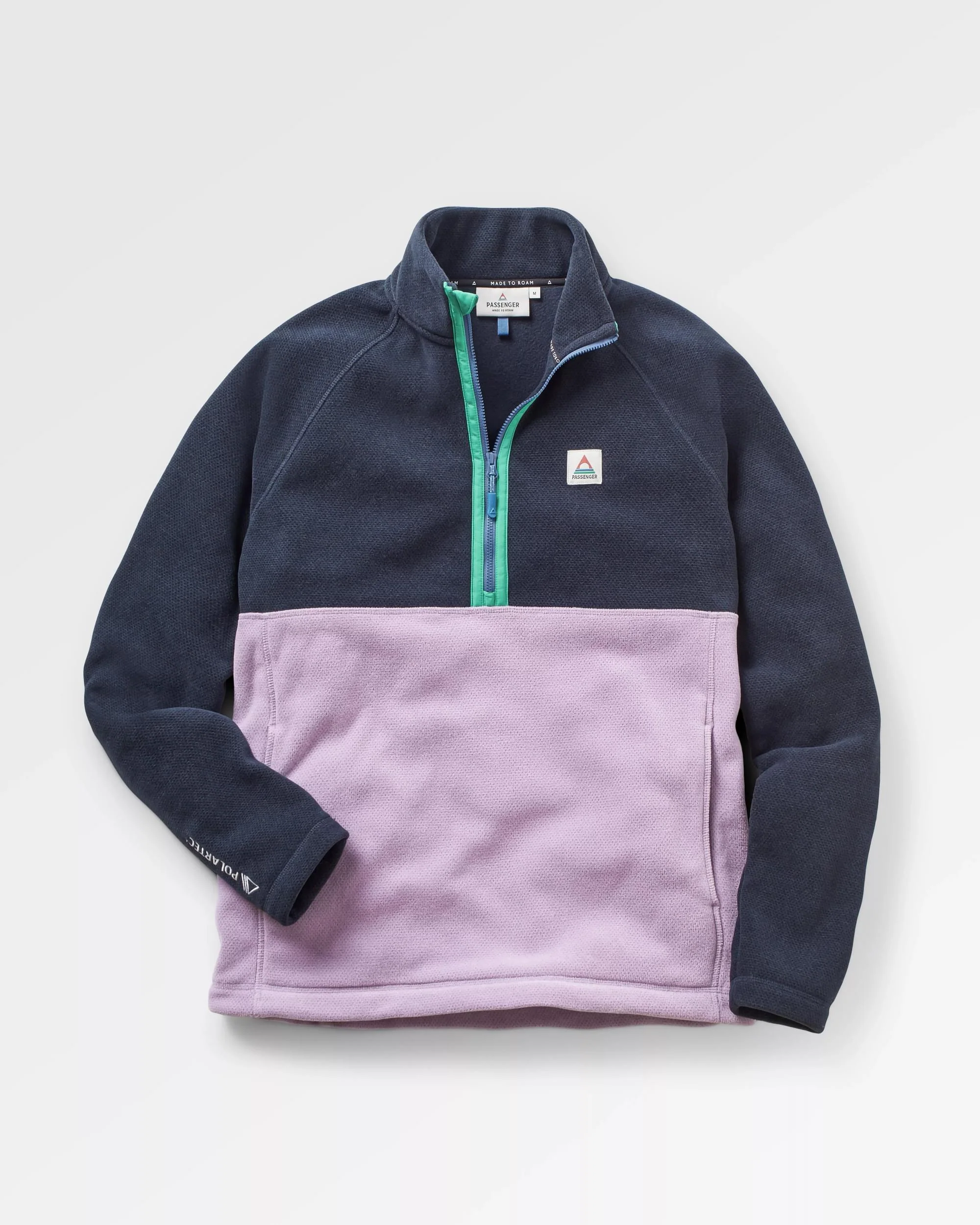 Men's Highland Polartec® Fleece - Lilac/ Deep Navy
