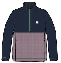 Men's Highland Polartec® Fleece - Lilac/ Deep Navy - Image 12