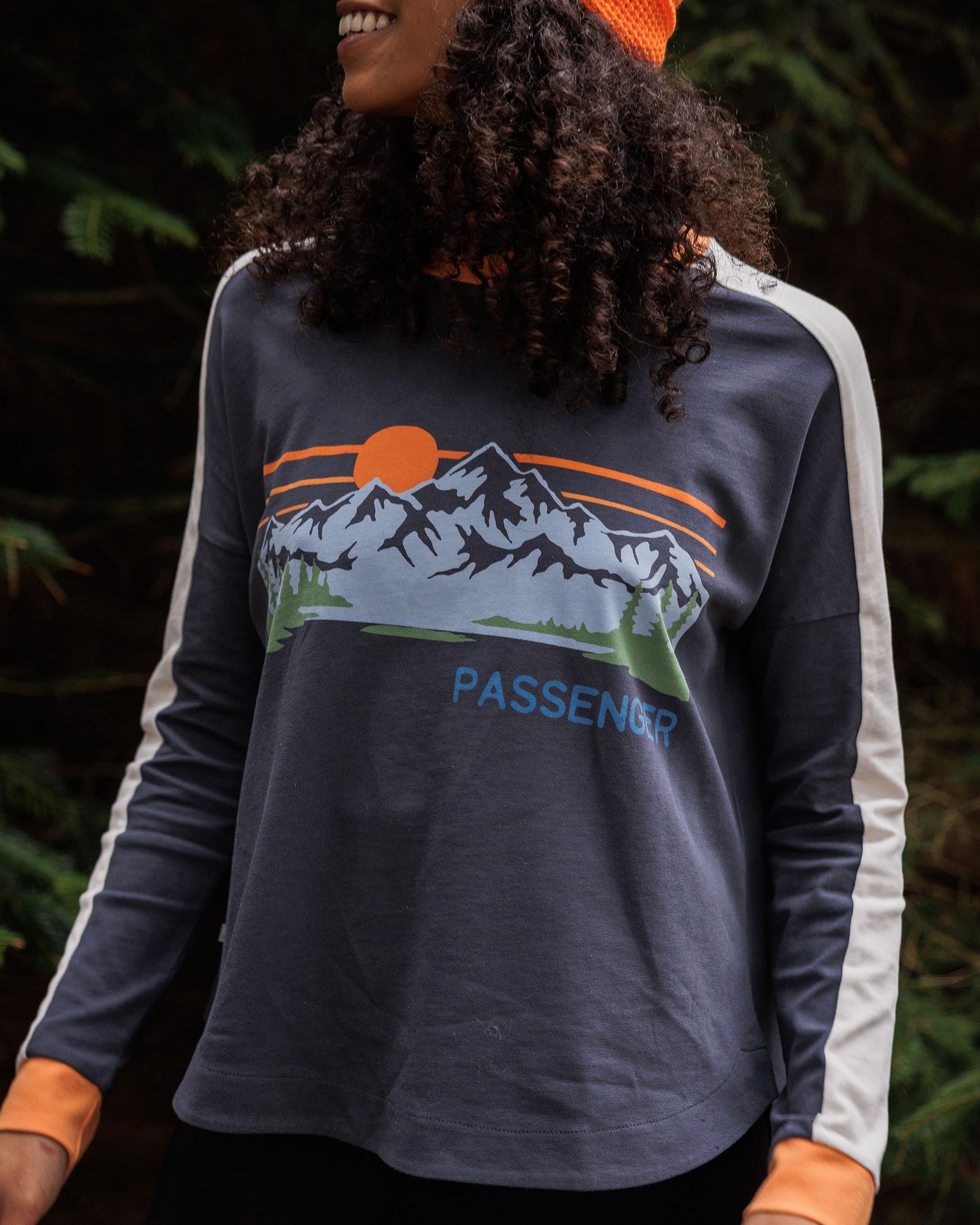 Hilltop Organic Cotton LS T-Shirt - Charcoal - Image 5