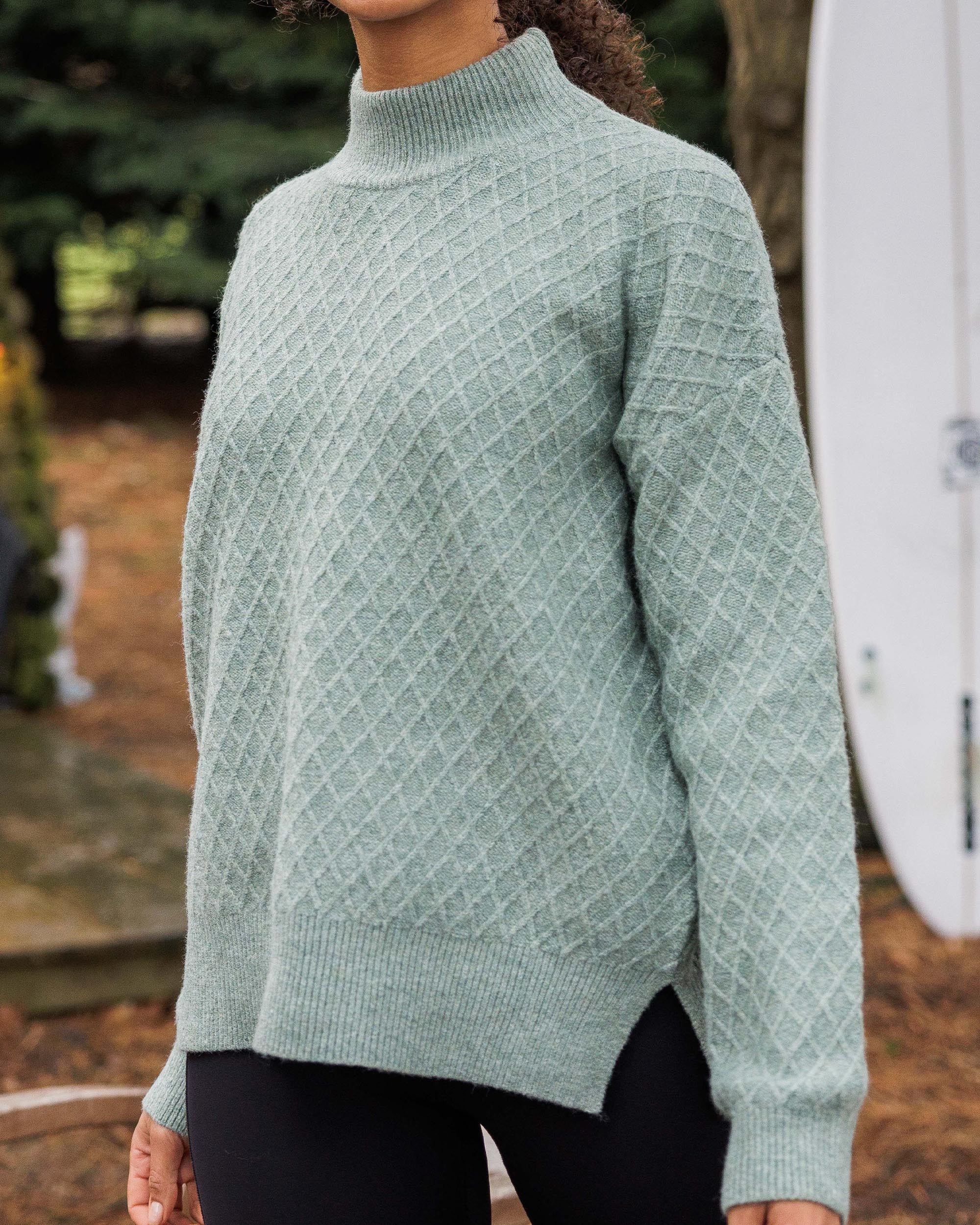 Hinterland Knitted Jumper - Pistachio - Image 6