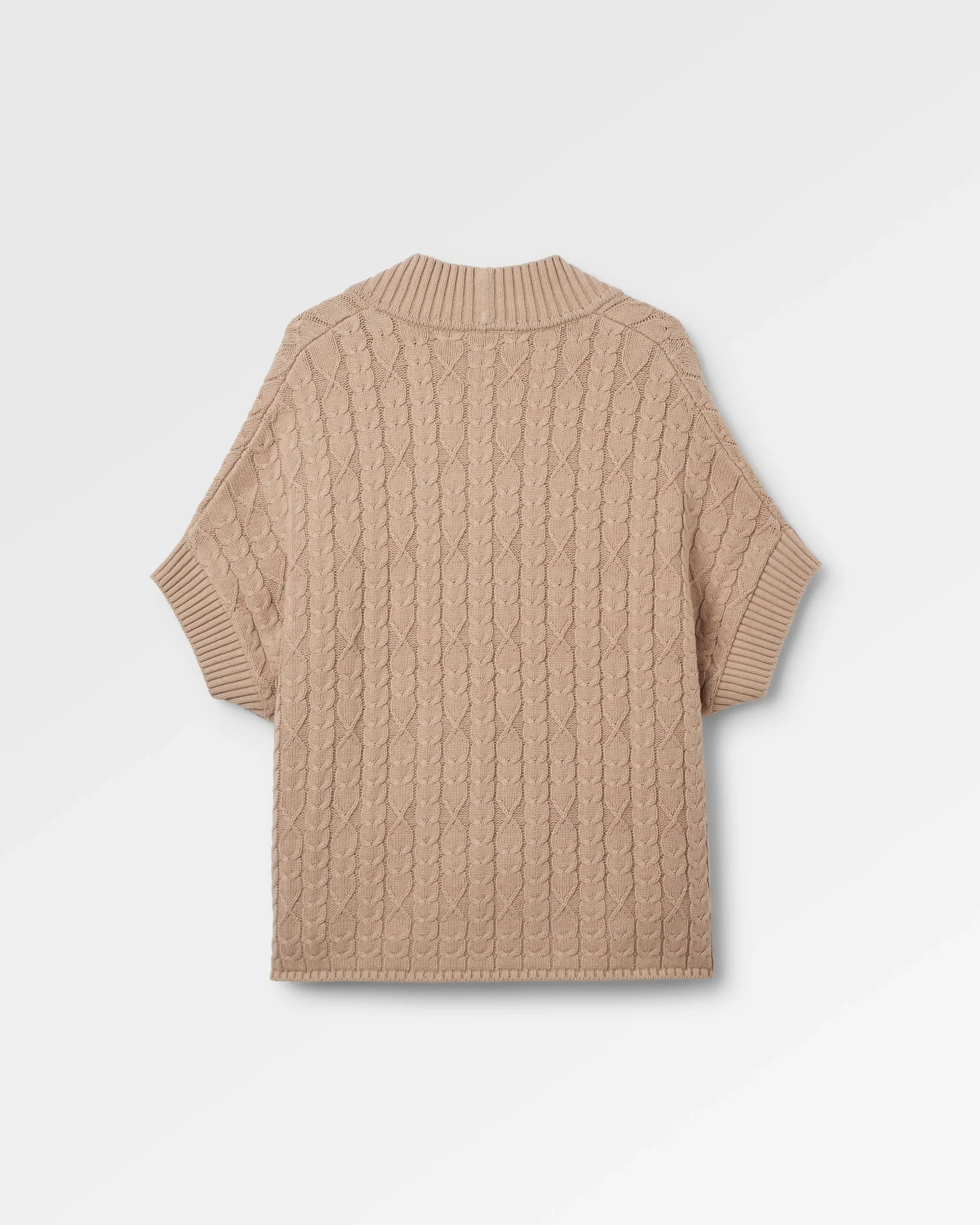 Homely Knitted Cardigan - Simply Taupe - Image 7