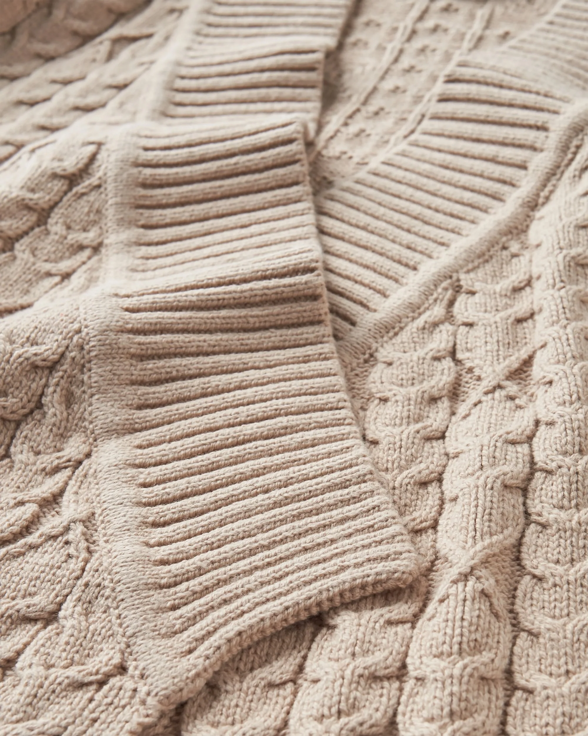 Homely Knitted Cardigan - Simply Taupe - Image 8