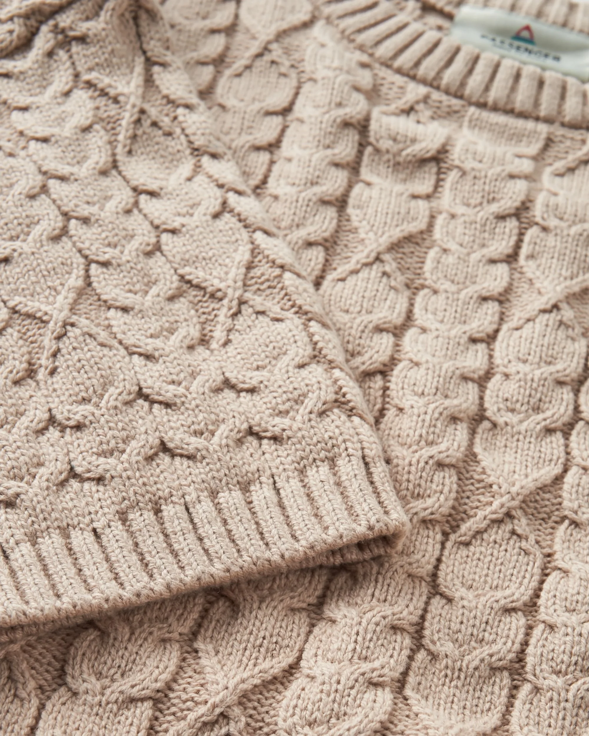 Homely Short Sleeve Knitted Jumper - Simply Taupe - Image 8