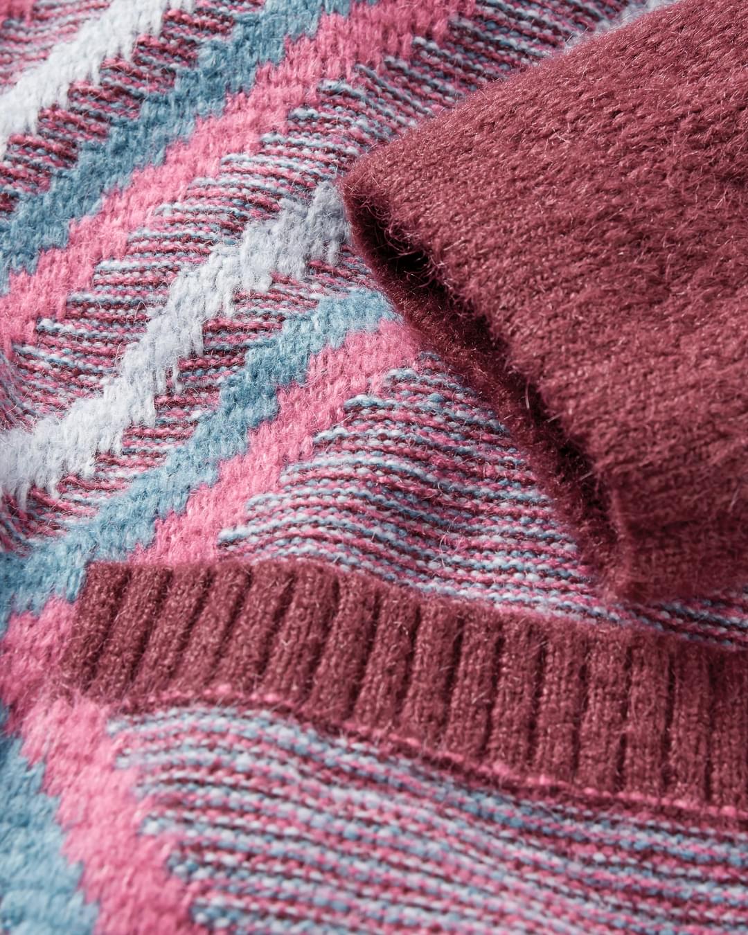 Homestead Cardigan - Wine - Image 4