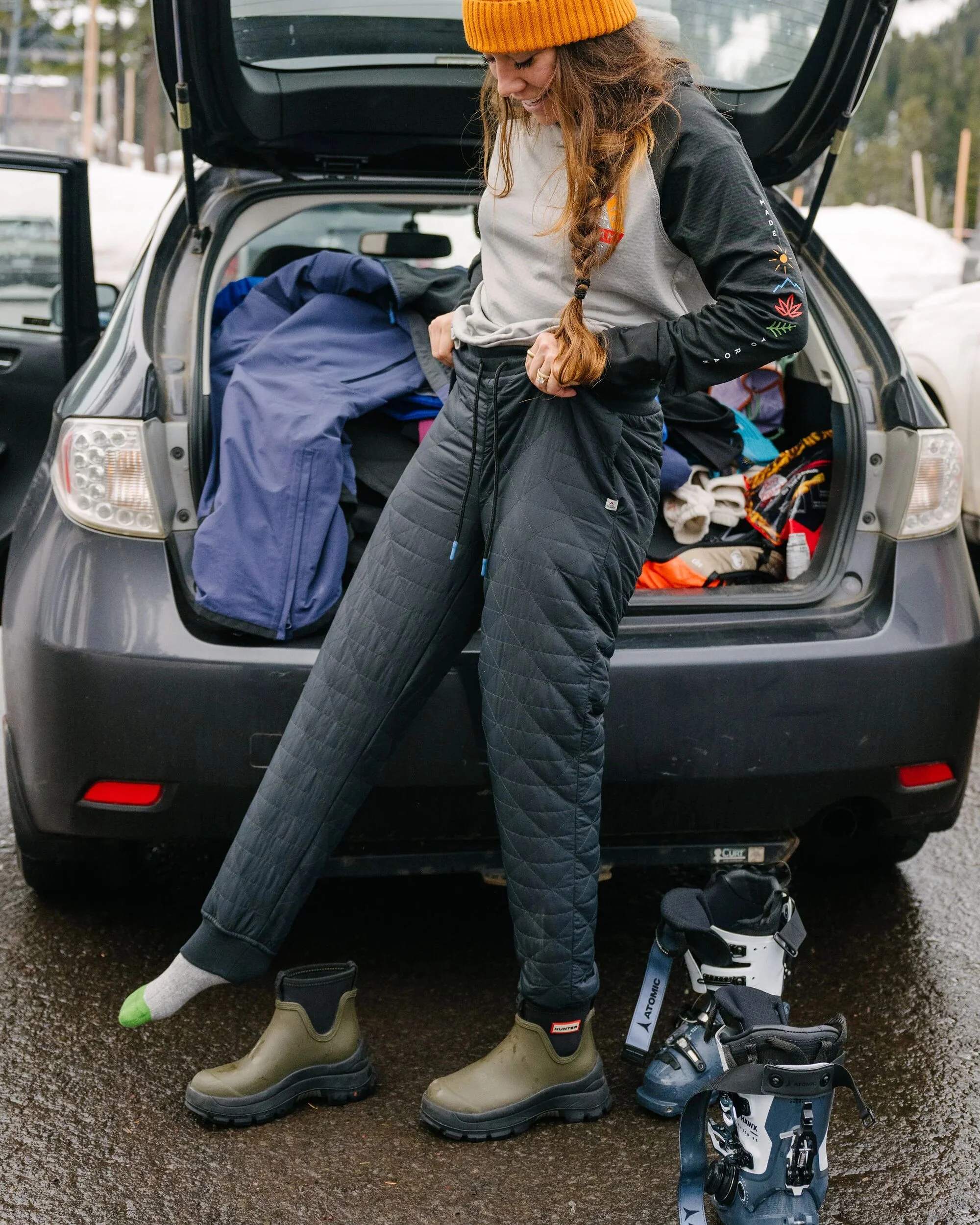 Homewood Quilted Jogger - Black
