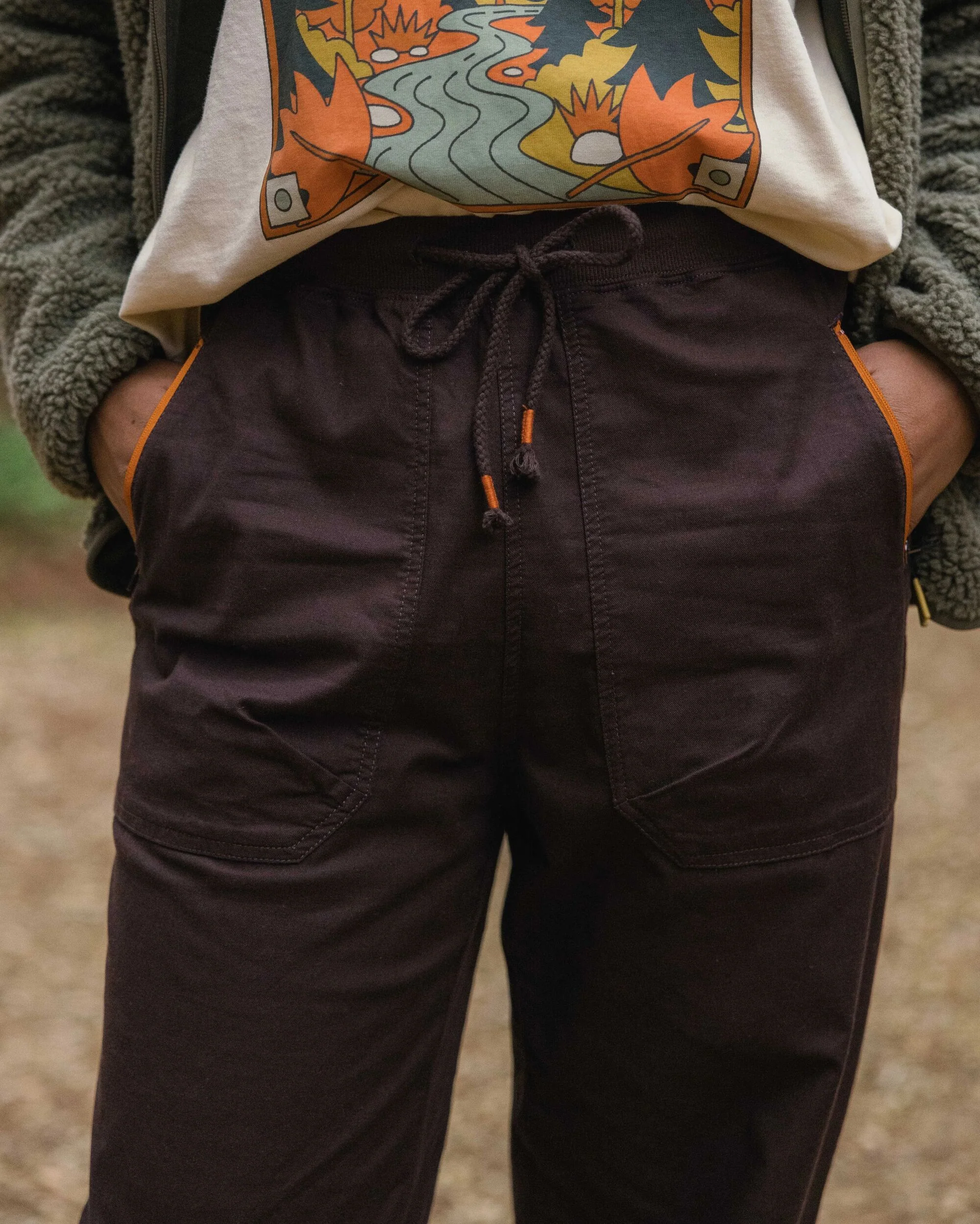 Hydrilla High Waisted Jogger - Espresso - Image 4
