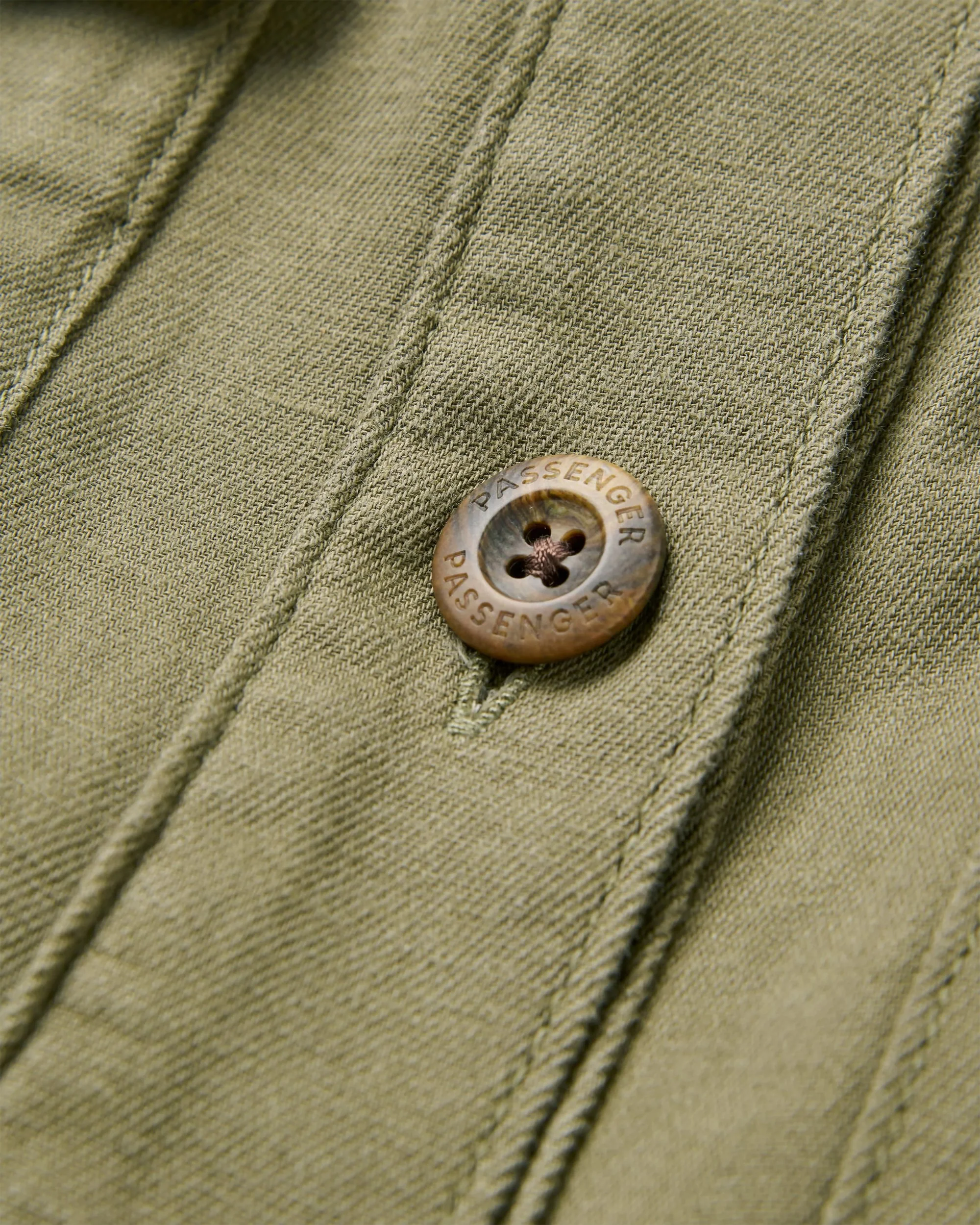Hydrilla LS Shirt Dress - Dusty Olive - Image 3