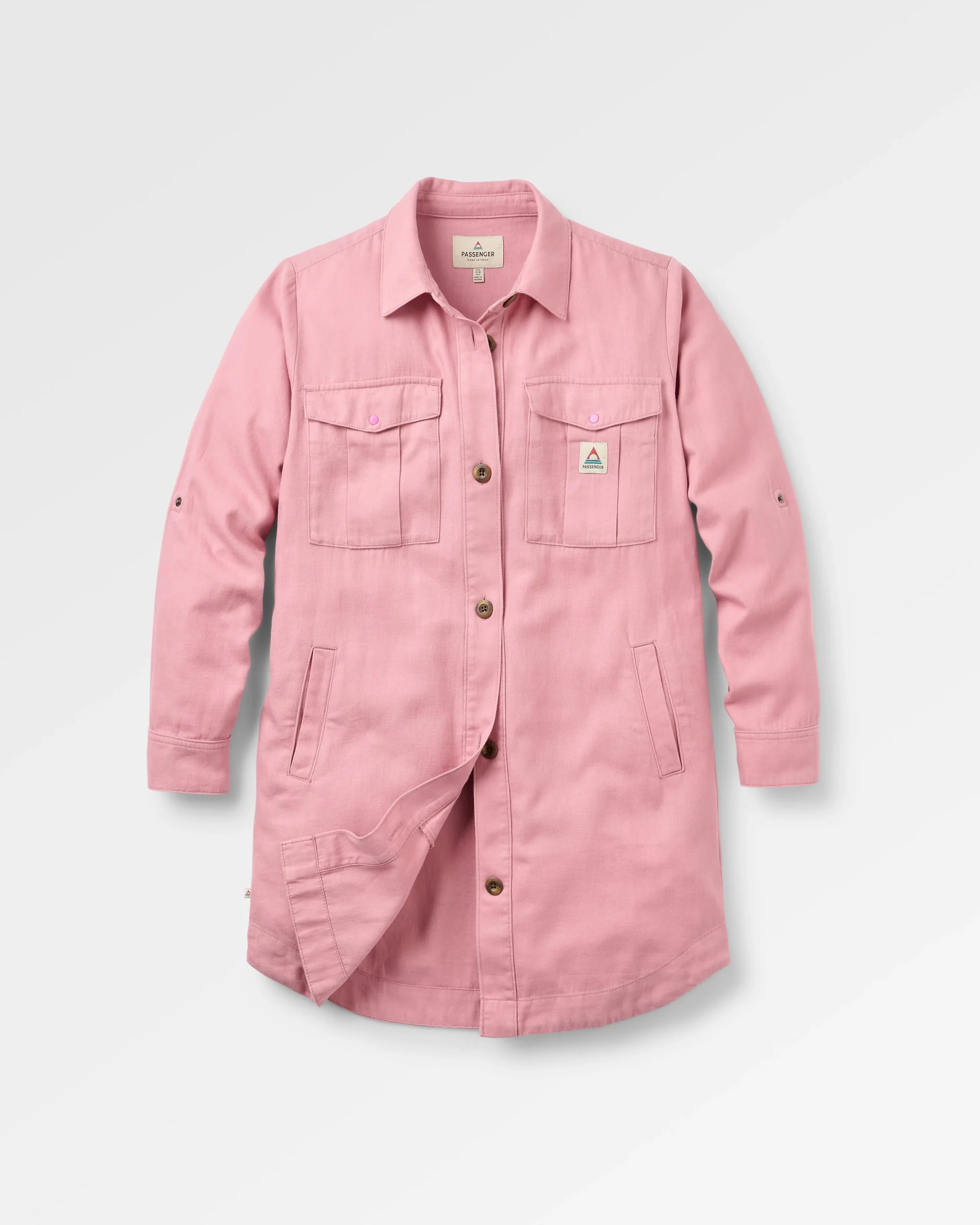 Hydrilla LS Shirt Dress - Pink Haze
