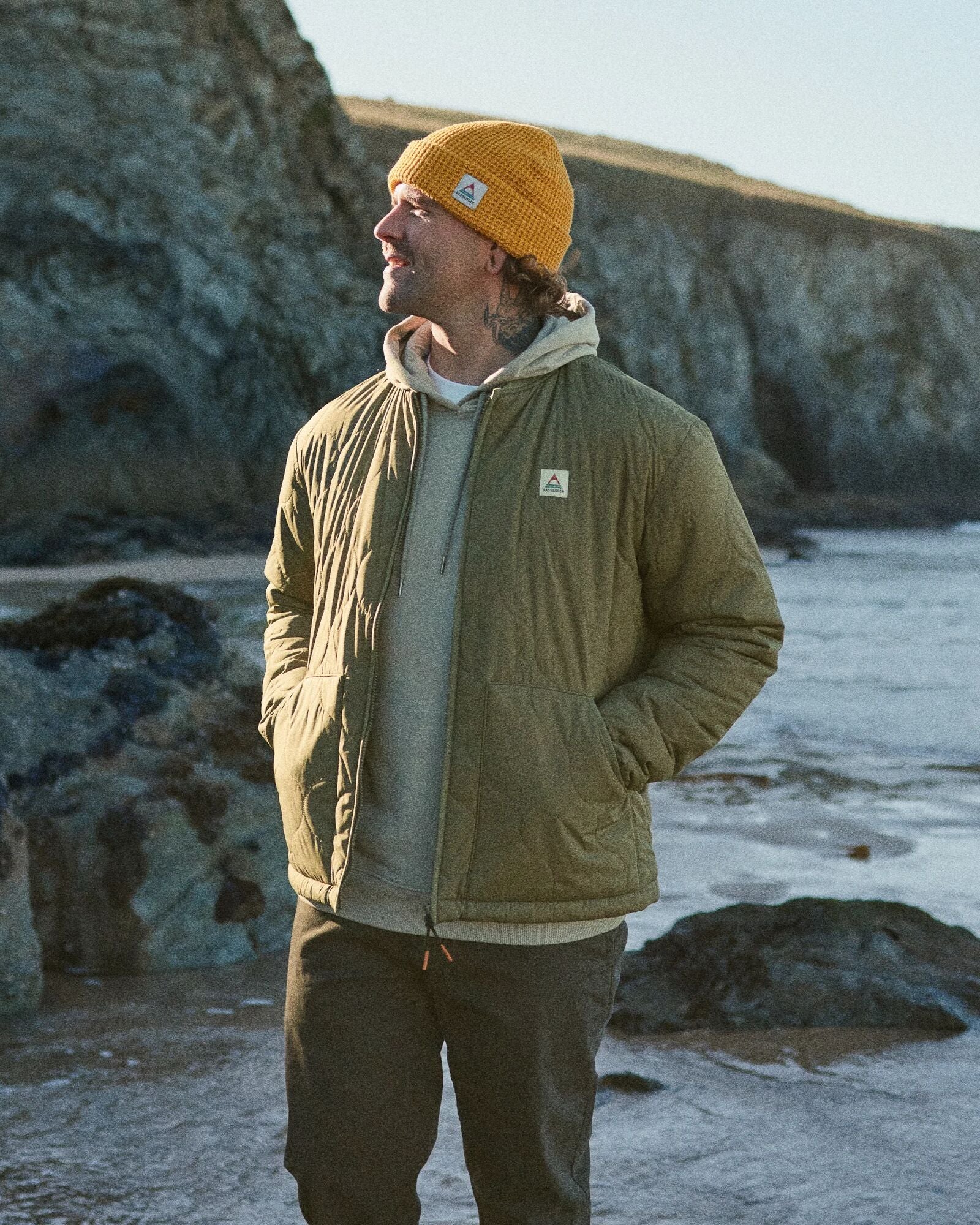 Hytte Fleece-lined Jacket - Dusty Olive