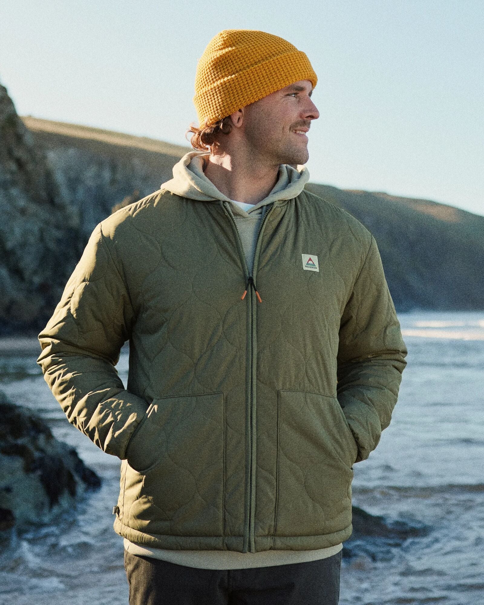 Hytte Fleece-lined Jacket - Dusty Olive - Image 3