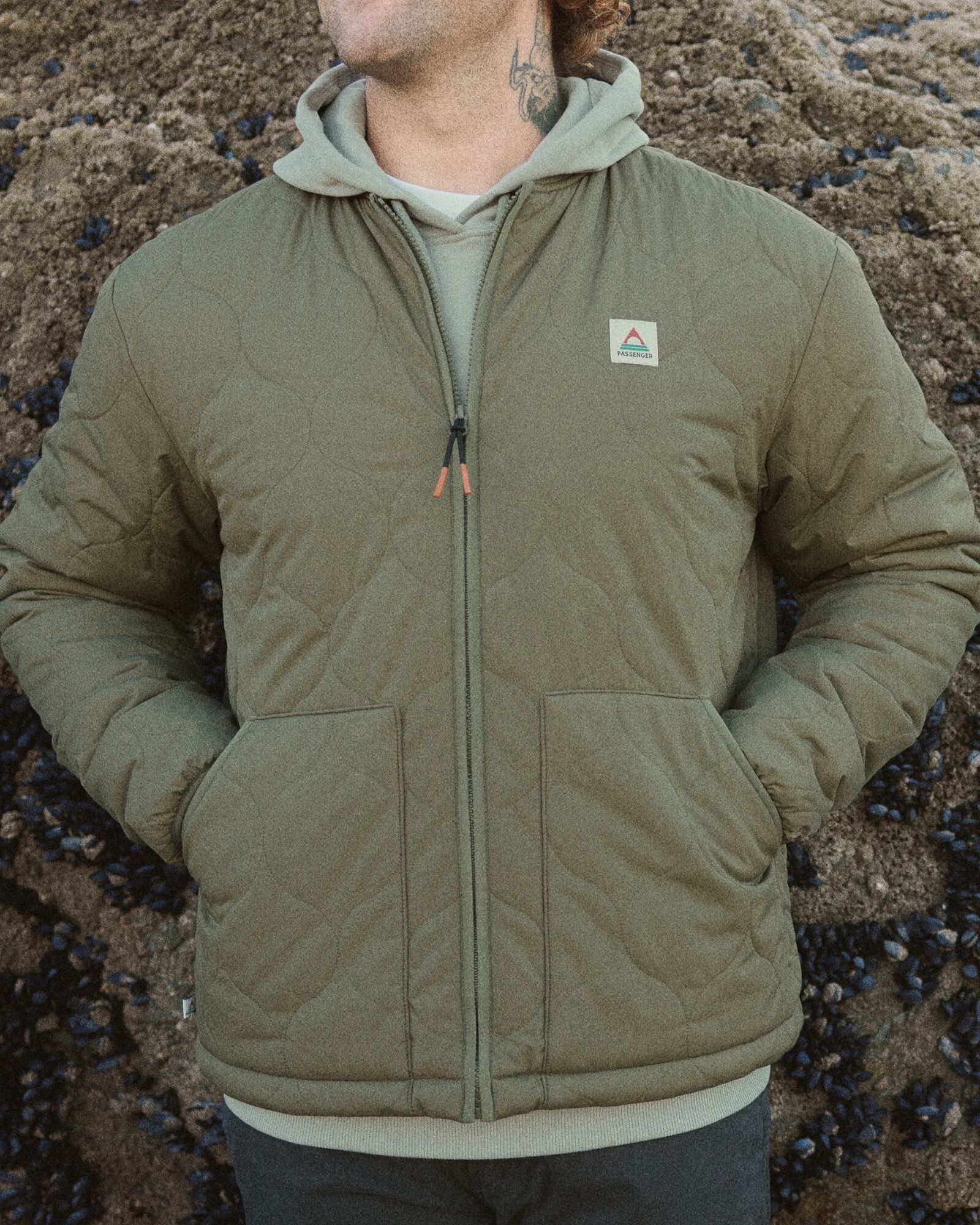 Hytte Fleece-lined Jacket - Dusty Olive - Image 4