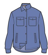 Iguazu Grid Polar Fleece Shirt - Baja - Image 8