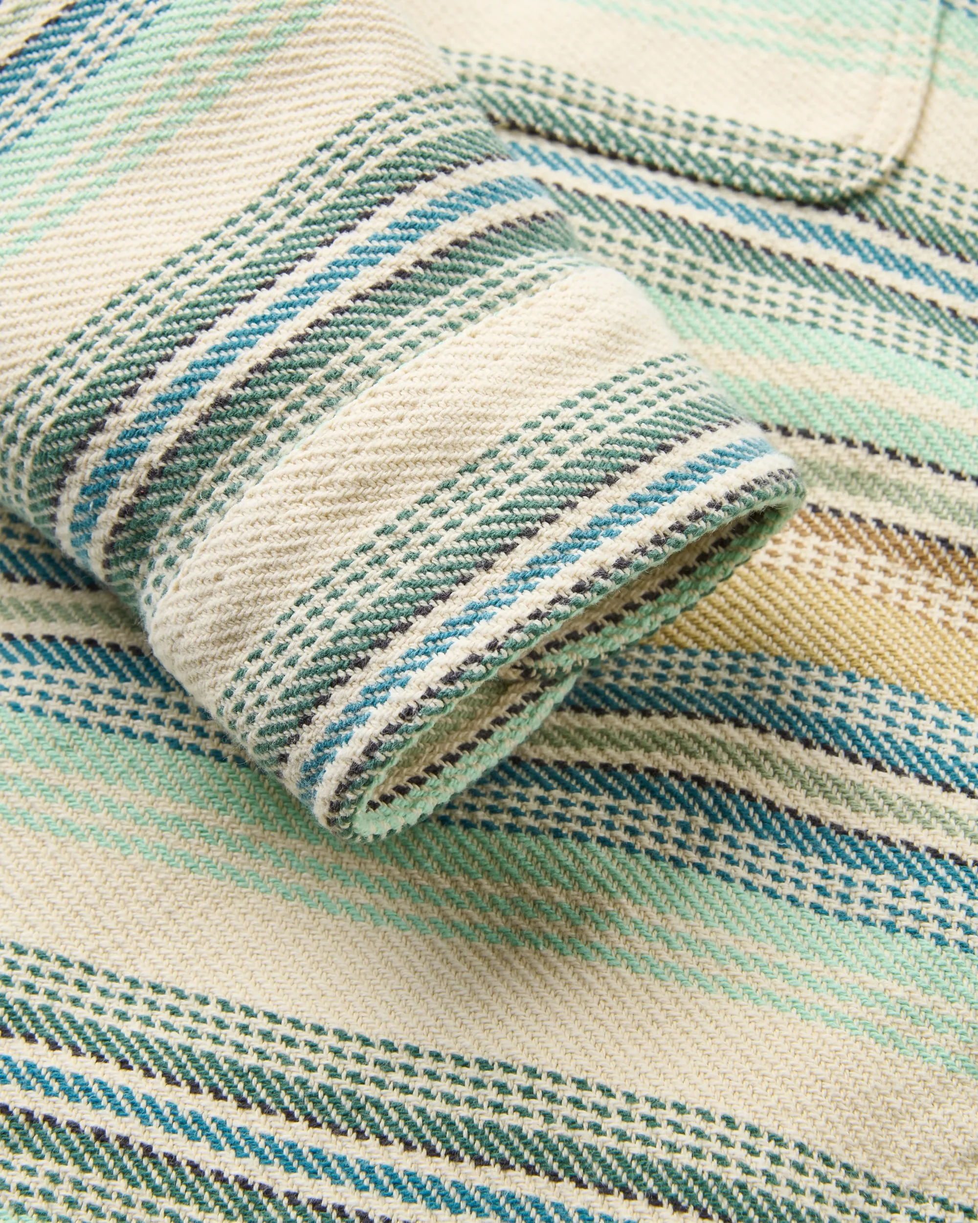 Island Twill Shirt - Caramel Beach Stripe - Image 8