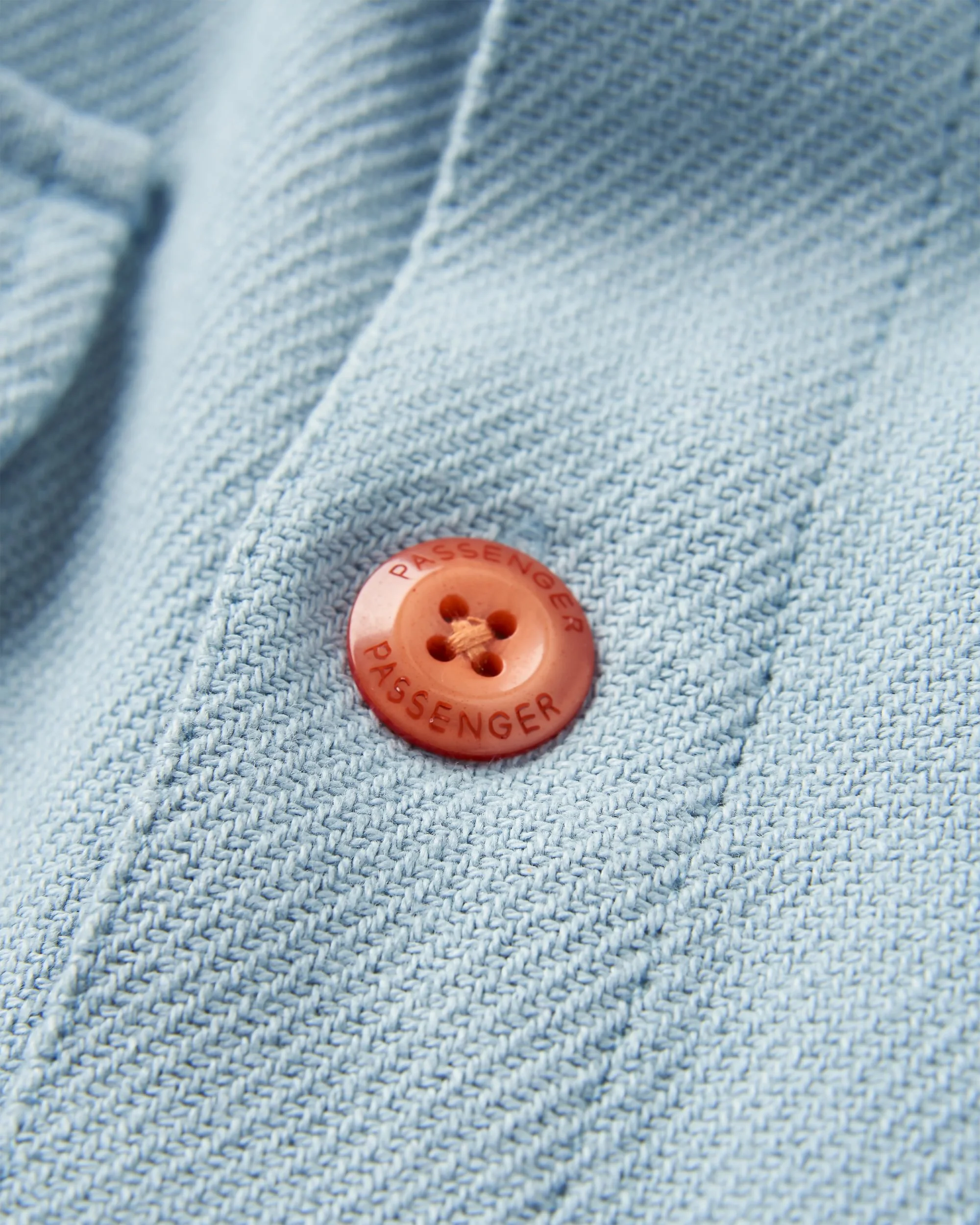 Island Twill Shirt - Faded Denim - Image 6