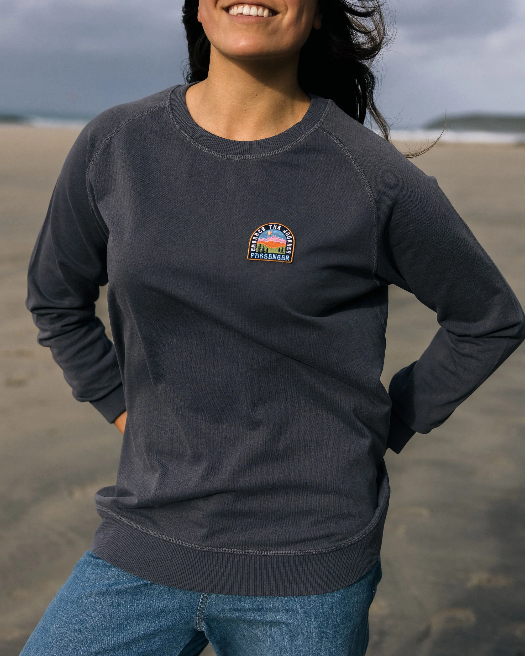 Journal Sweatshirt - Charcoal
