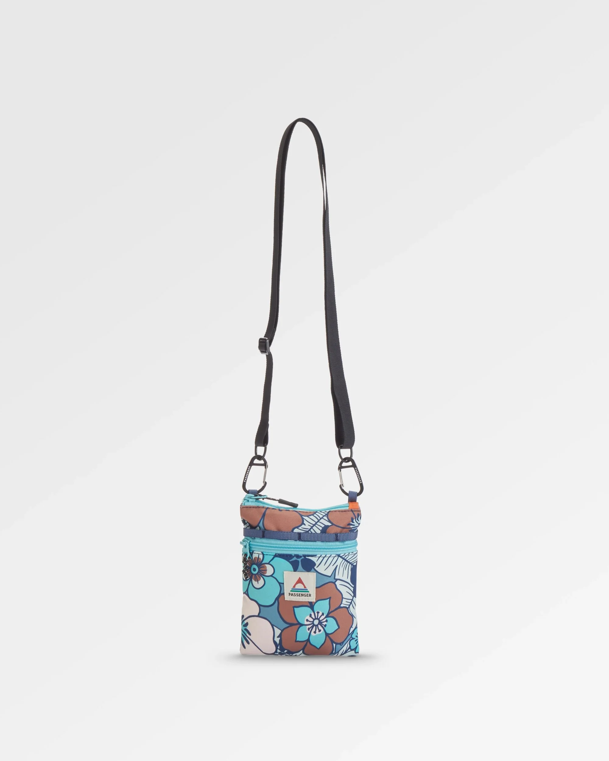 Journey Crossbody Bag - Vintage Floral Aqua