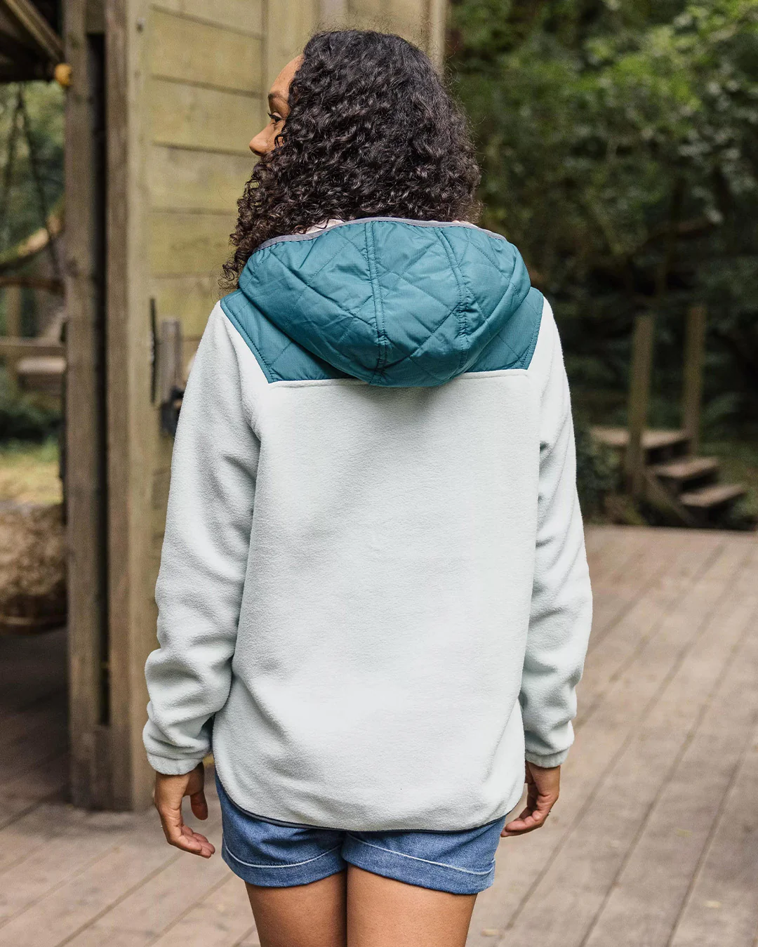 Juana Polar Hooded Fleece - Surf Spray - Image 5
