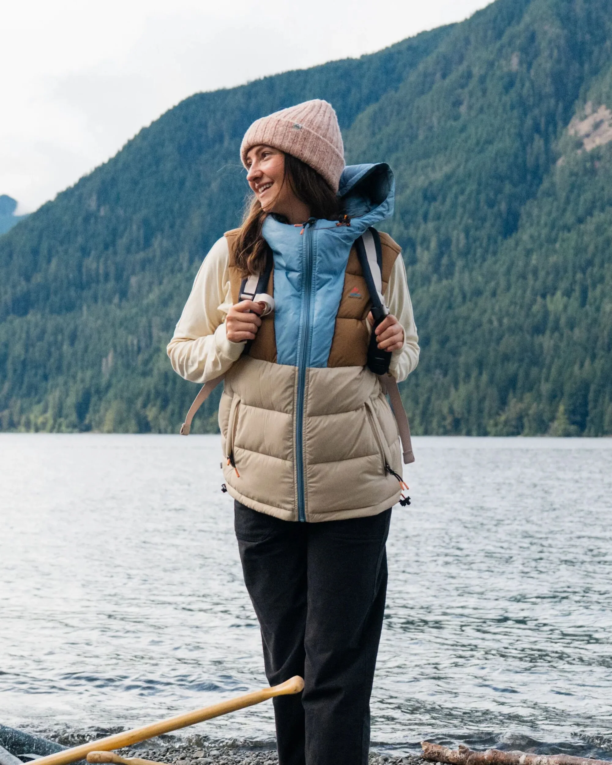 Kai Insulated Gilet - Toffee/Stone