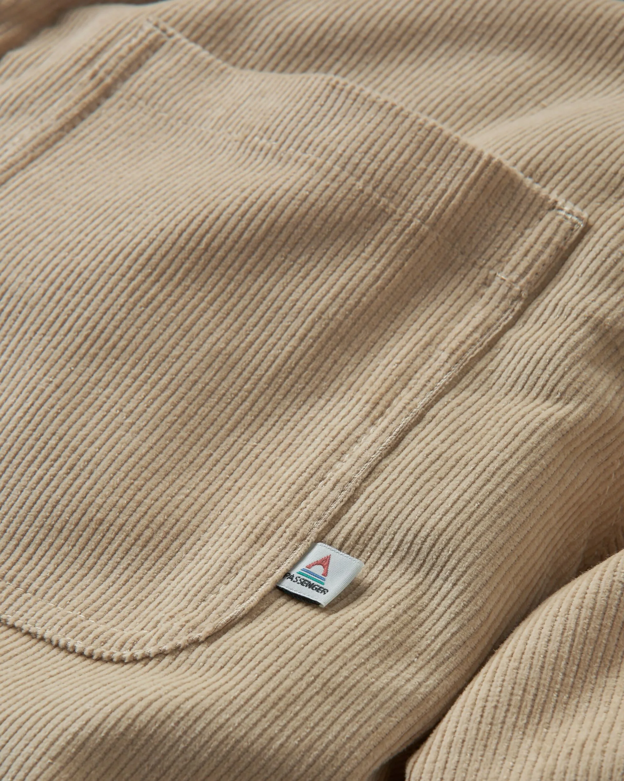 Kodiak Sherpa Lined Cord Overshirt - Stone - Image 9