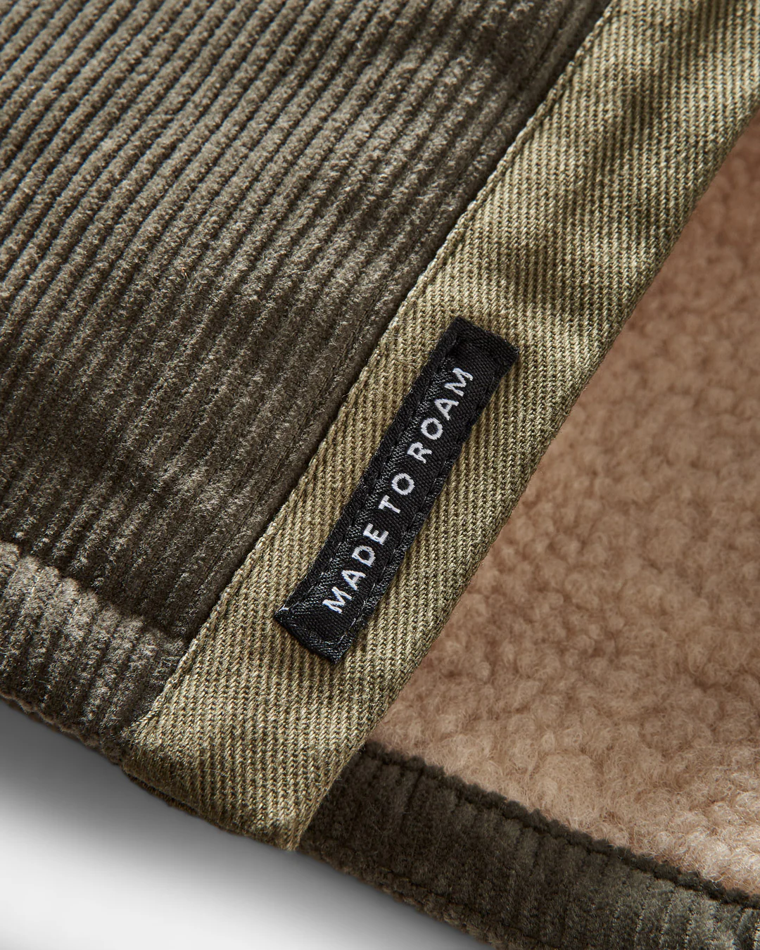 Kodiak Sherpa Lined Cord Overshirt - Dusty Olive - Image 11