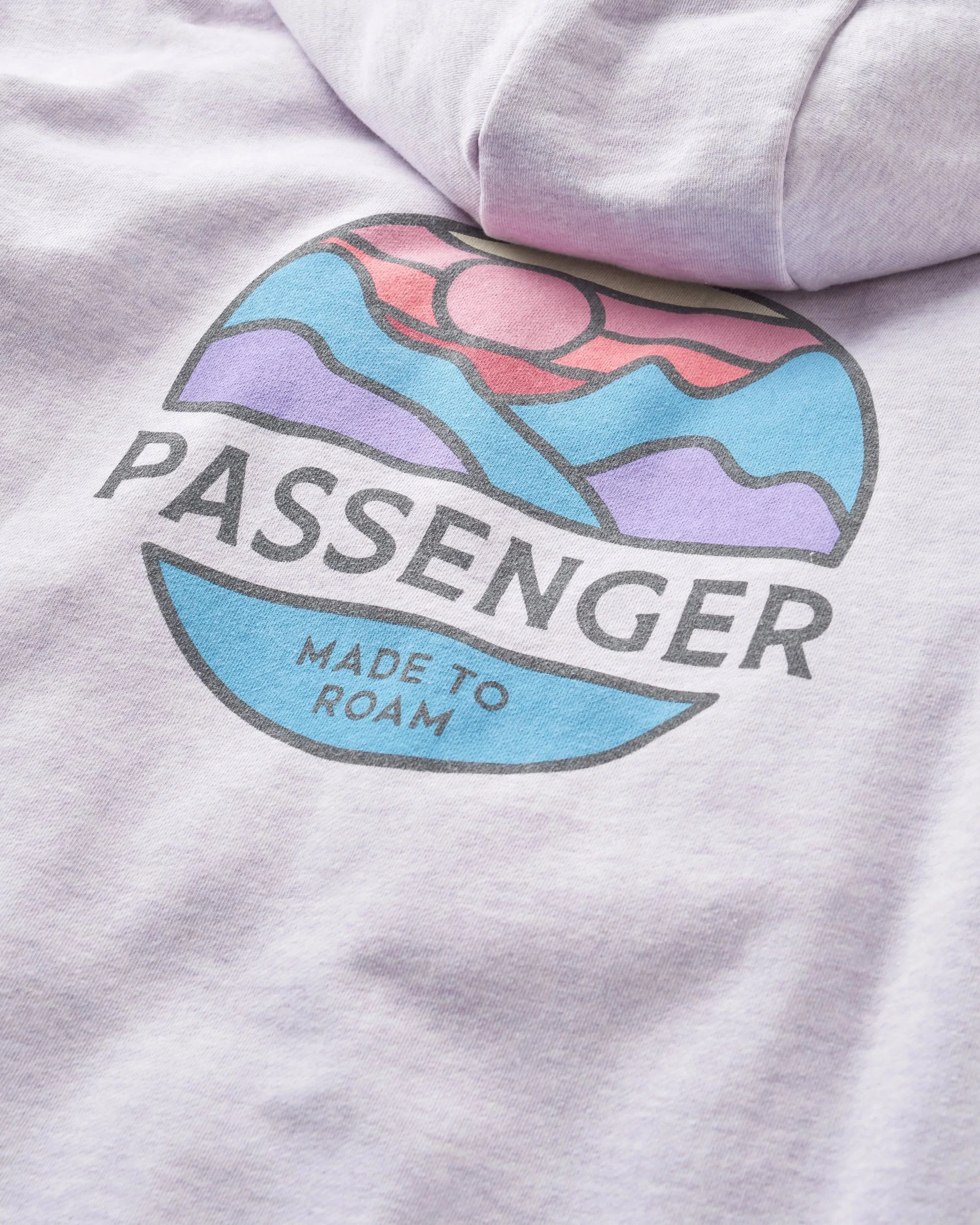Laidback Organic Cotton Hoodie - Lilac Mist Marl - Image 13