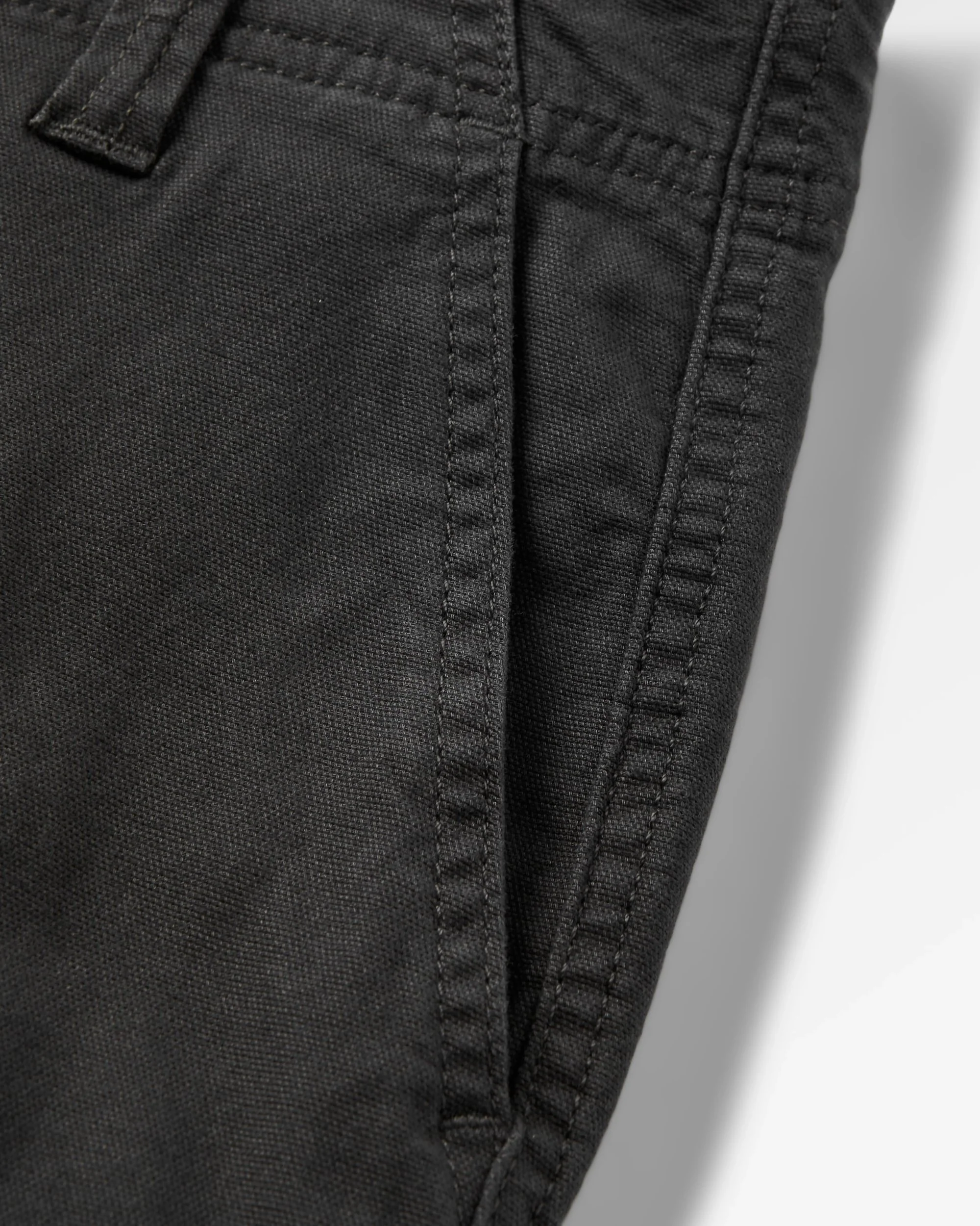 Lakeside Cargo Cotton Short - Faded Black - Image 7