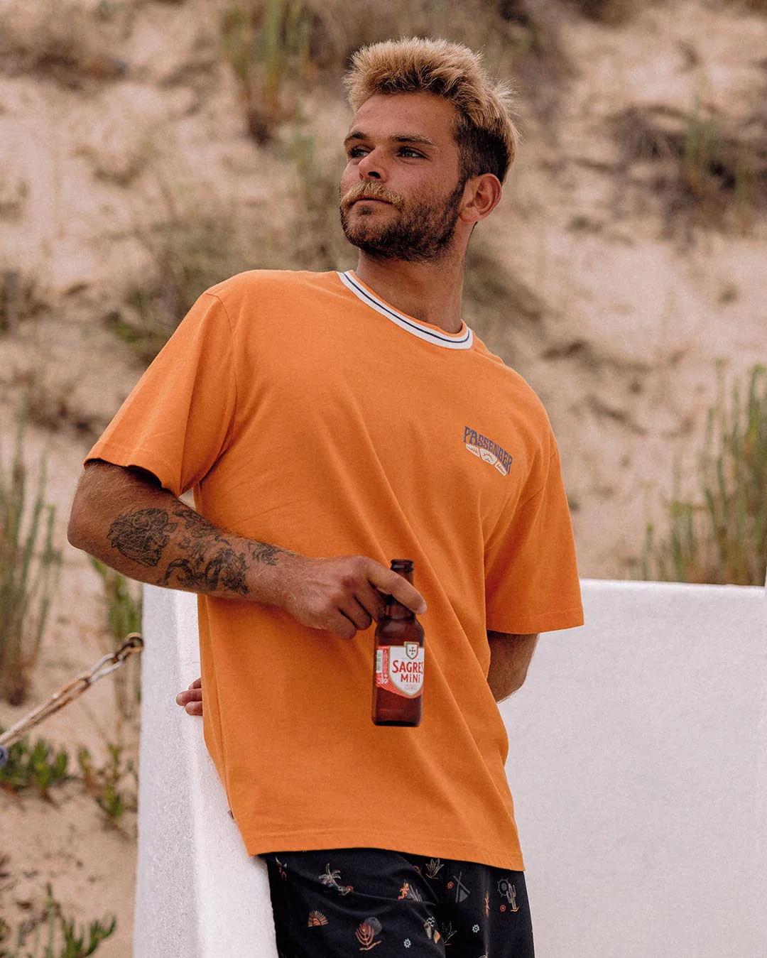Lauca Relaxed Fit T-Shirt - Tangerine