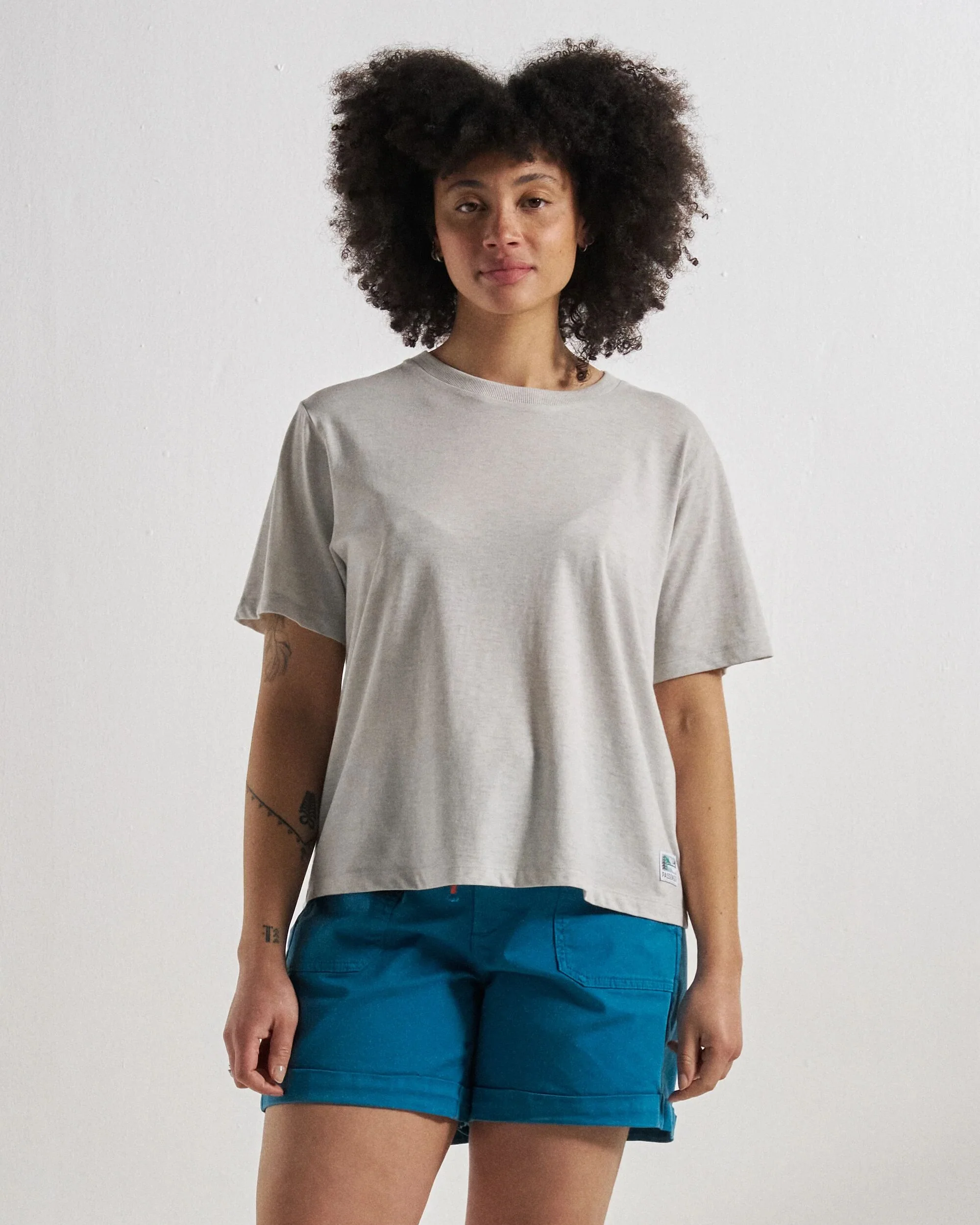 Legacy T-Shirt - Light Grey Marl