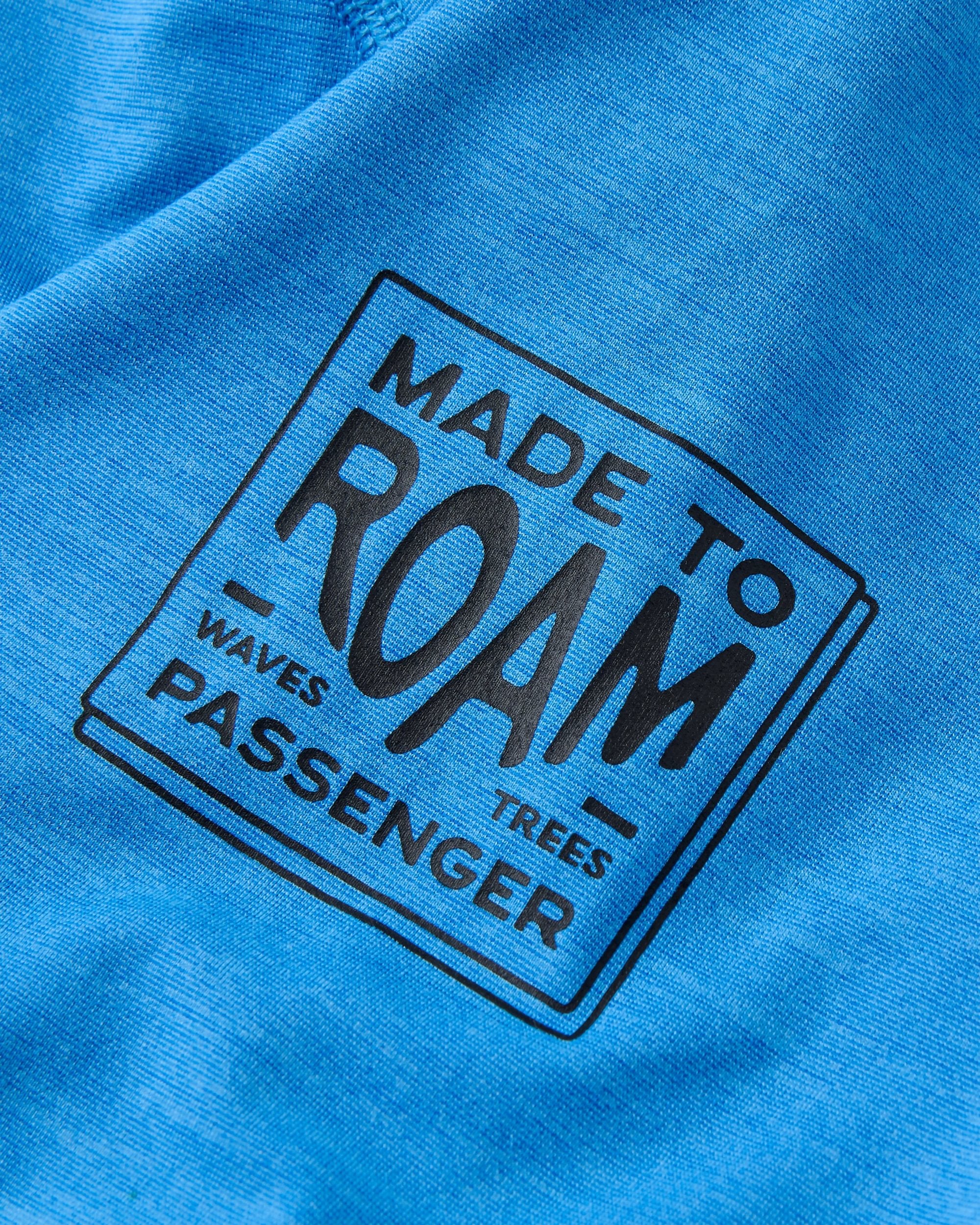 Light Ray Lightweight Surf T-Shirt - Marine Blue Marl - Image 3