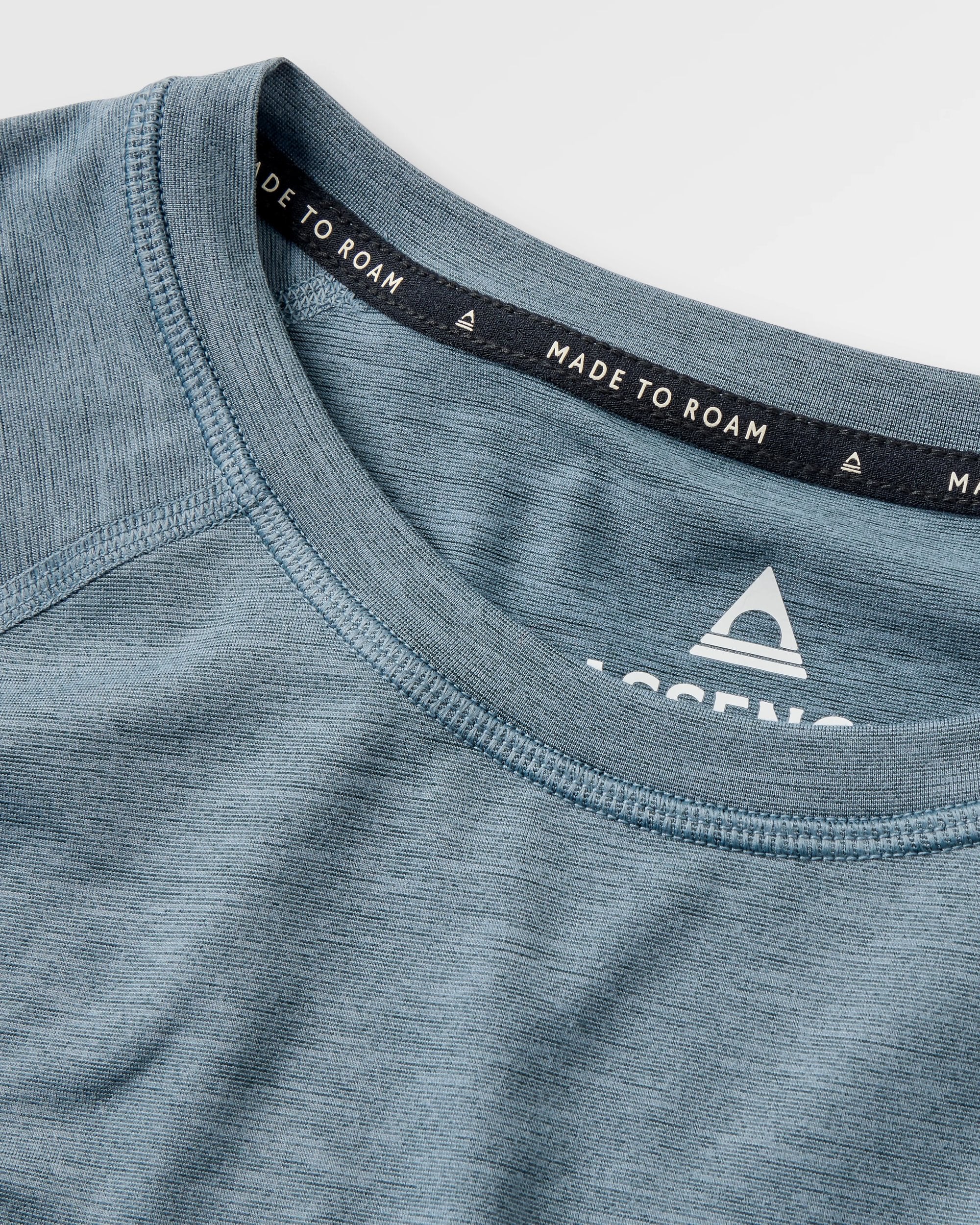 Light Ray Lightweight Surf T-Shirt - Storm Grey Marl - Image 4