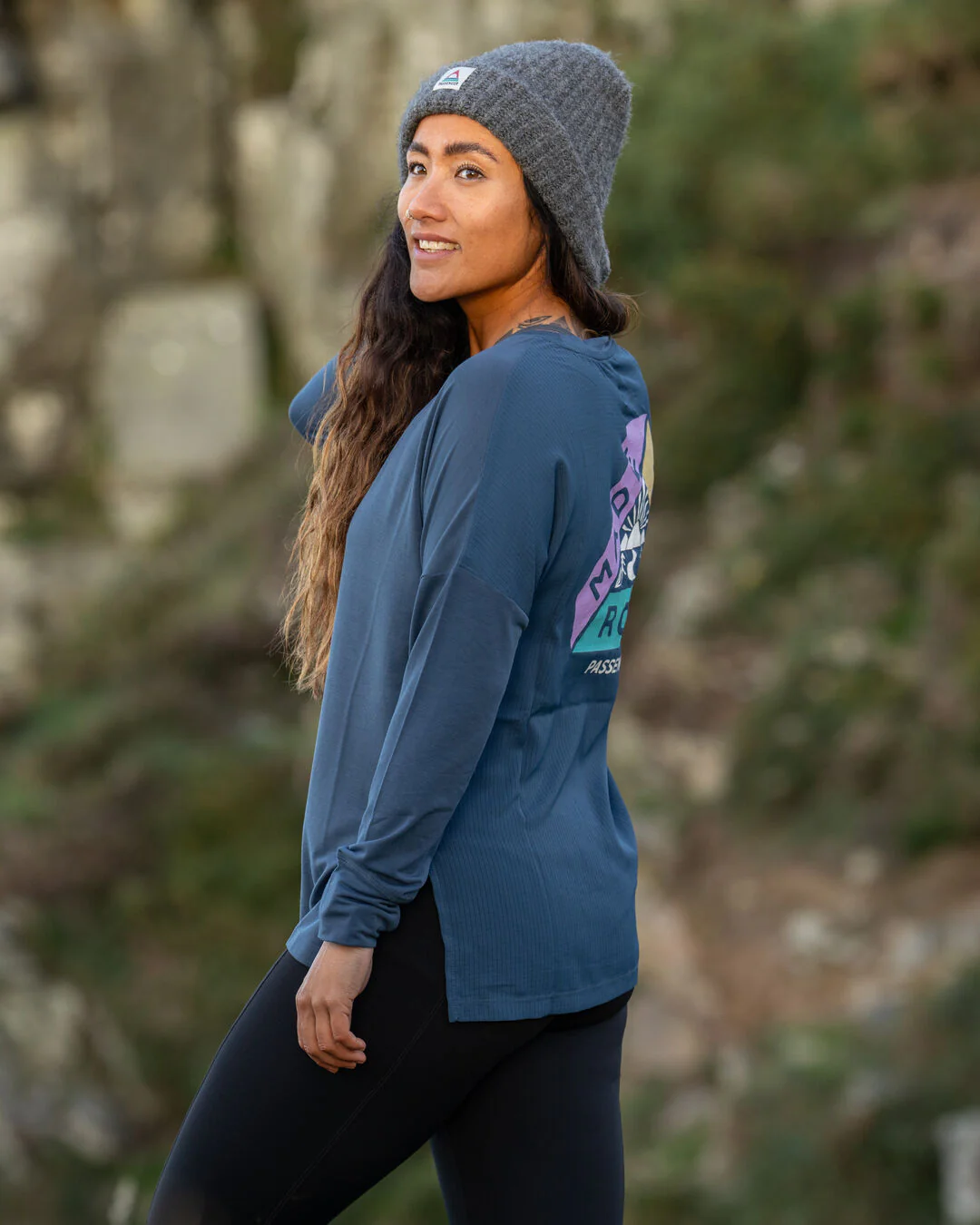 Lotus Active LS Top - Dark Denim - Image 7