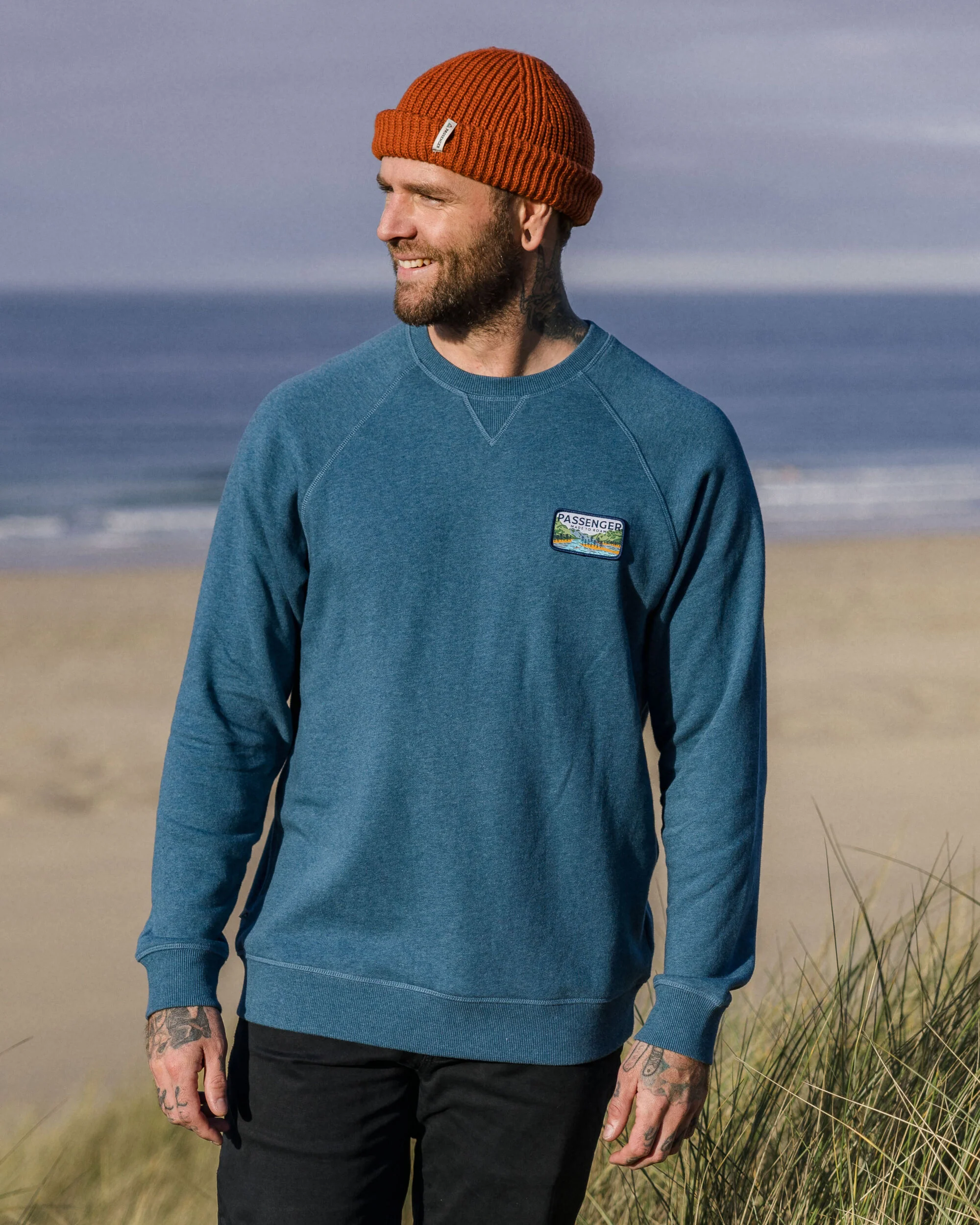 Love The Wild Sweatshirt - Blue Steel Marl - Image 2