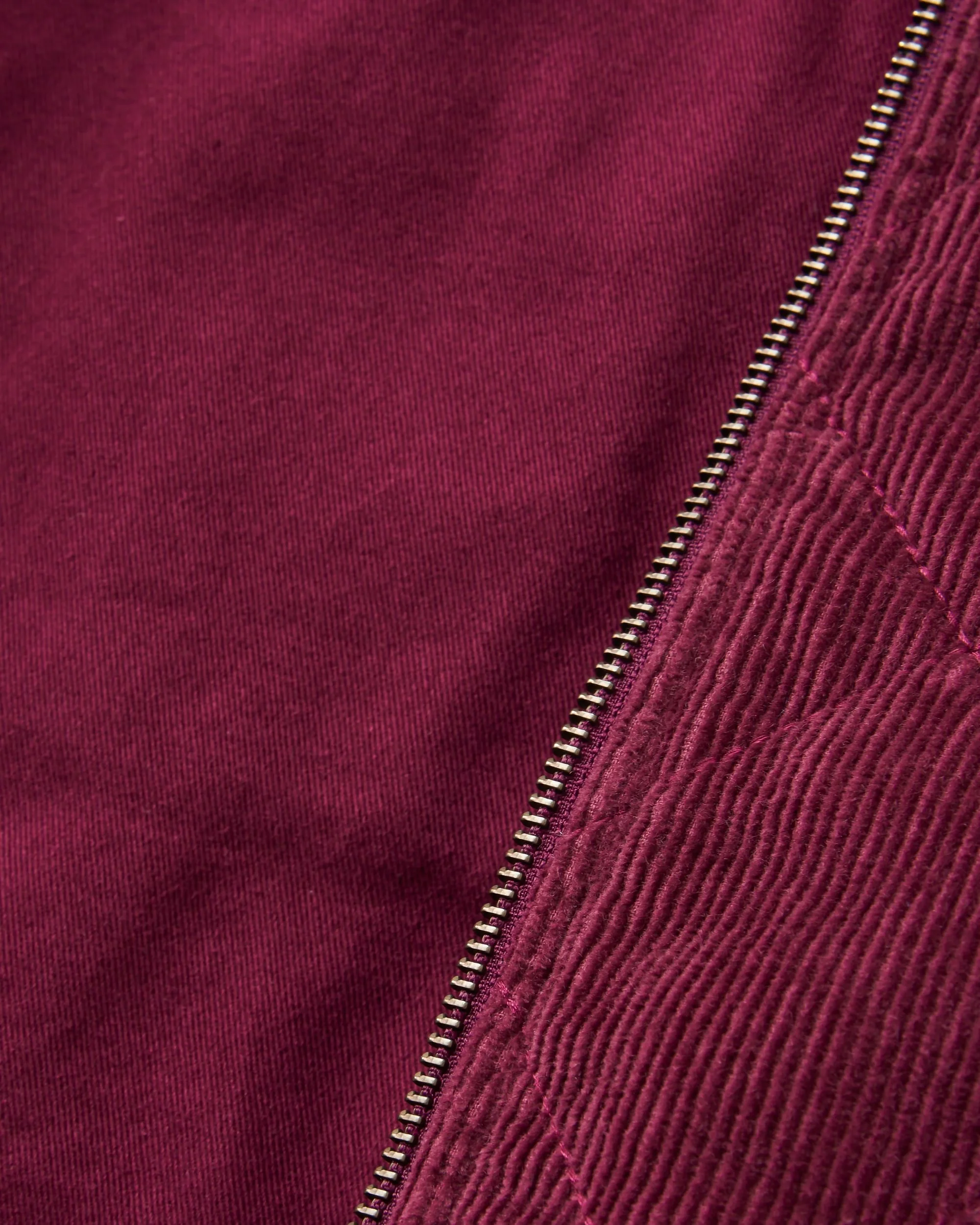 Lucia Quilted Cord Jacket - Fig - Image 4
