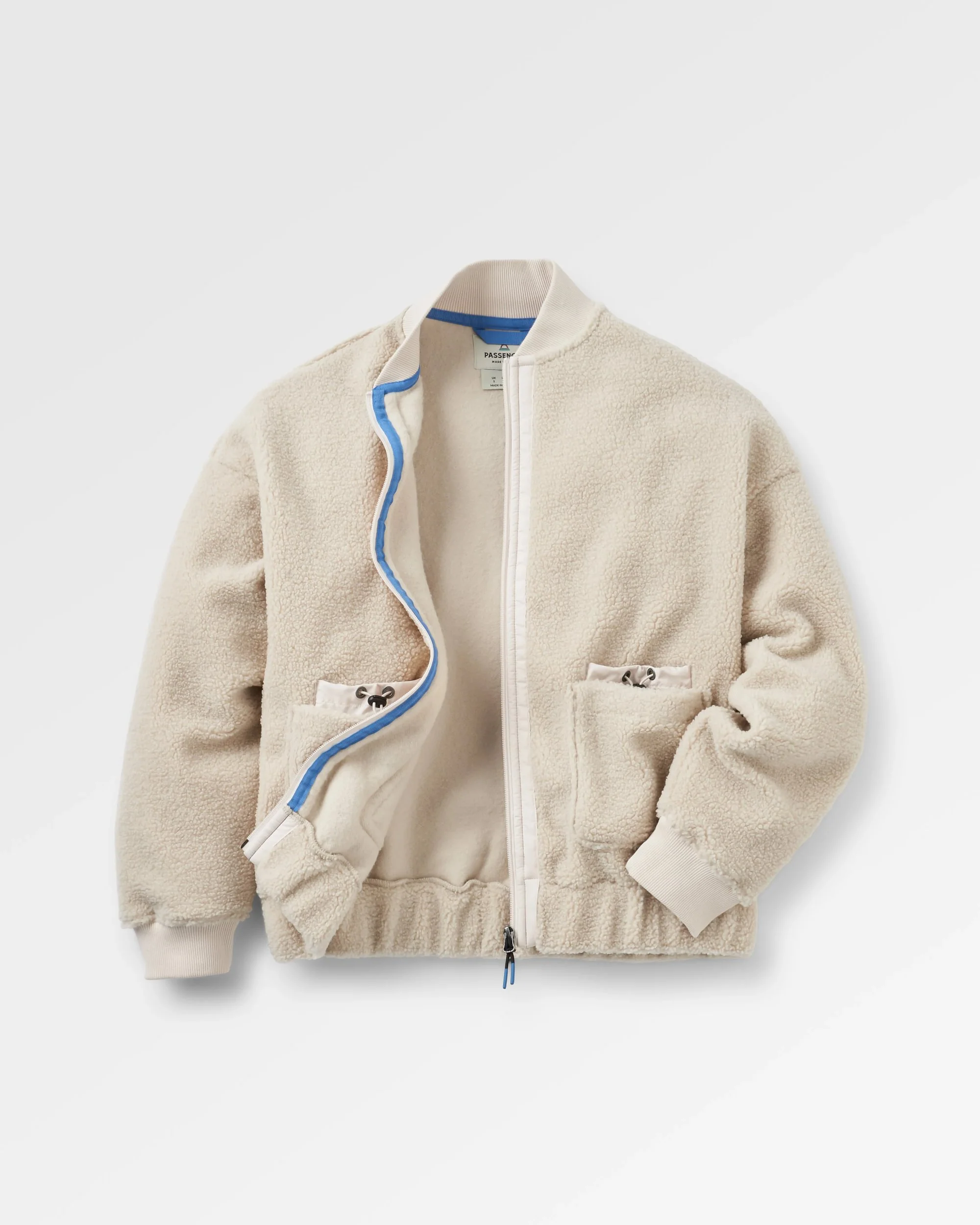 Lucia Sherpa Fleece - Vintage White - Image 2