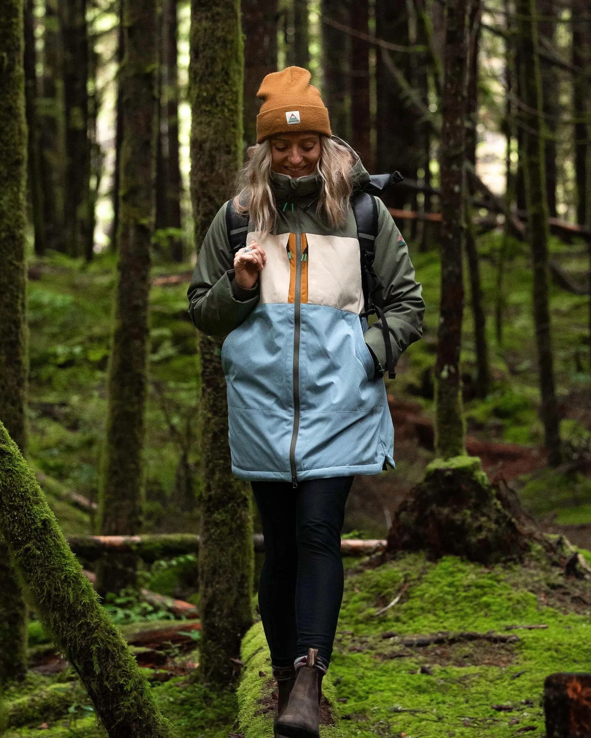 Lumi Insulated Parka - Faded Denim