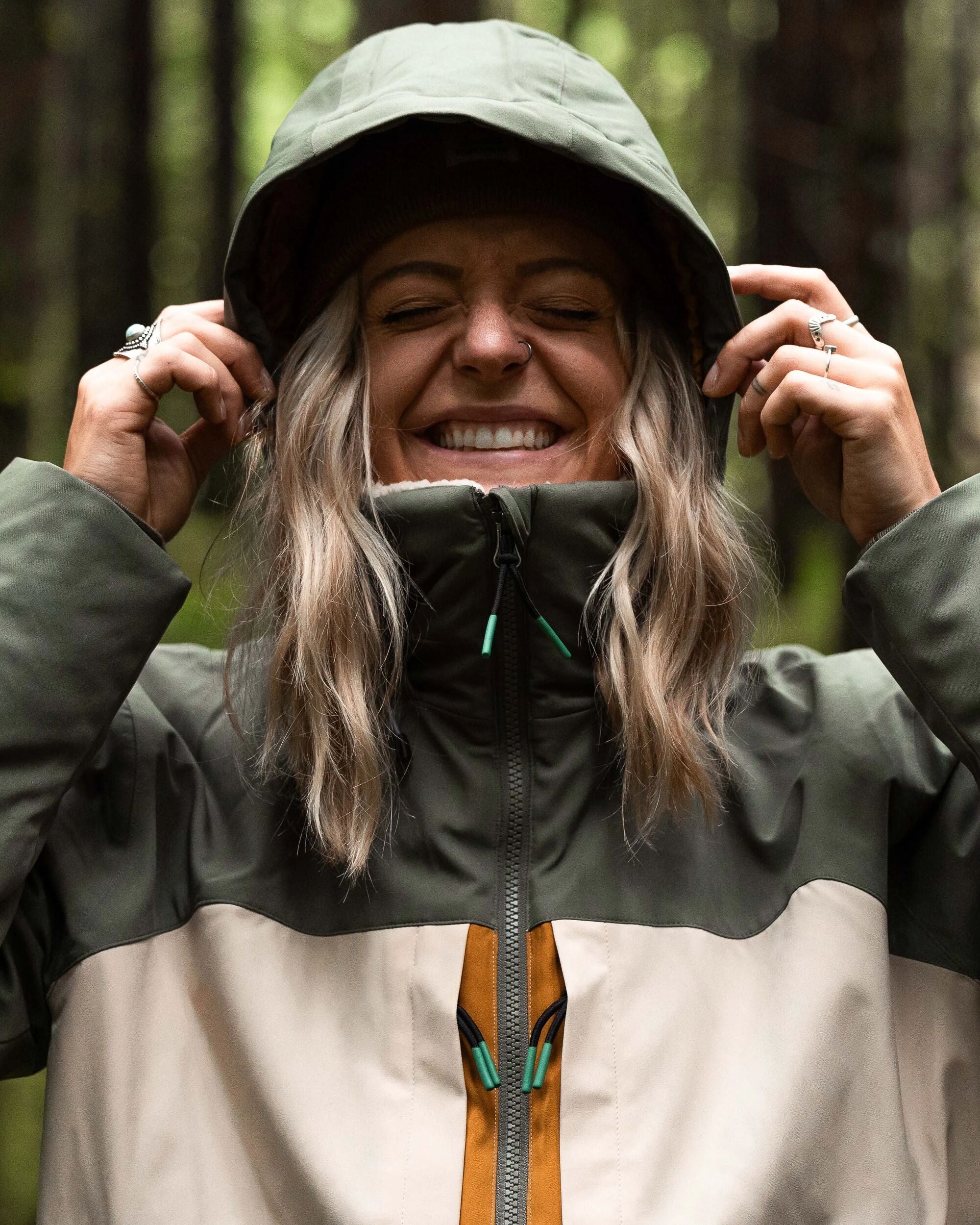 Lumi Insulated Parka - Faded Denim - Image 4