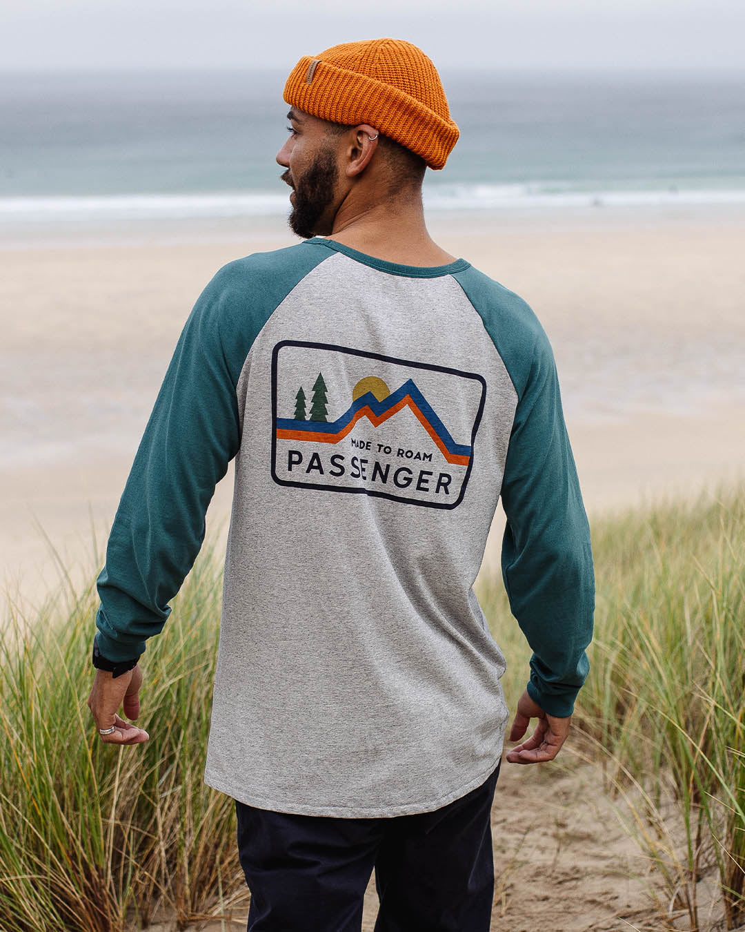 Made To Roam LS T-Shirt - Grey Marl