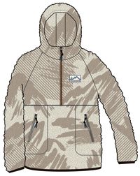 Maine 1/2 Zip Sherpa Fleece - Abstract Mountain Birch - Image 12