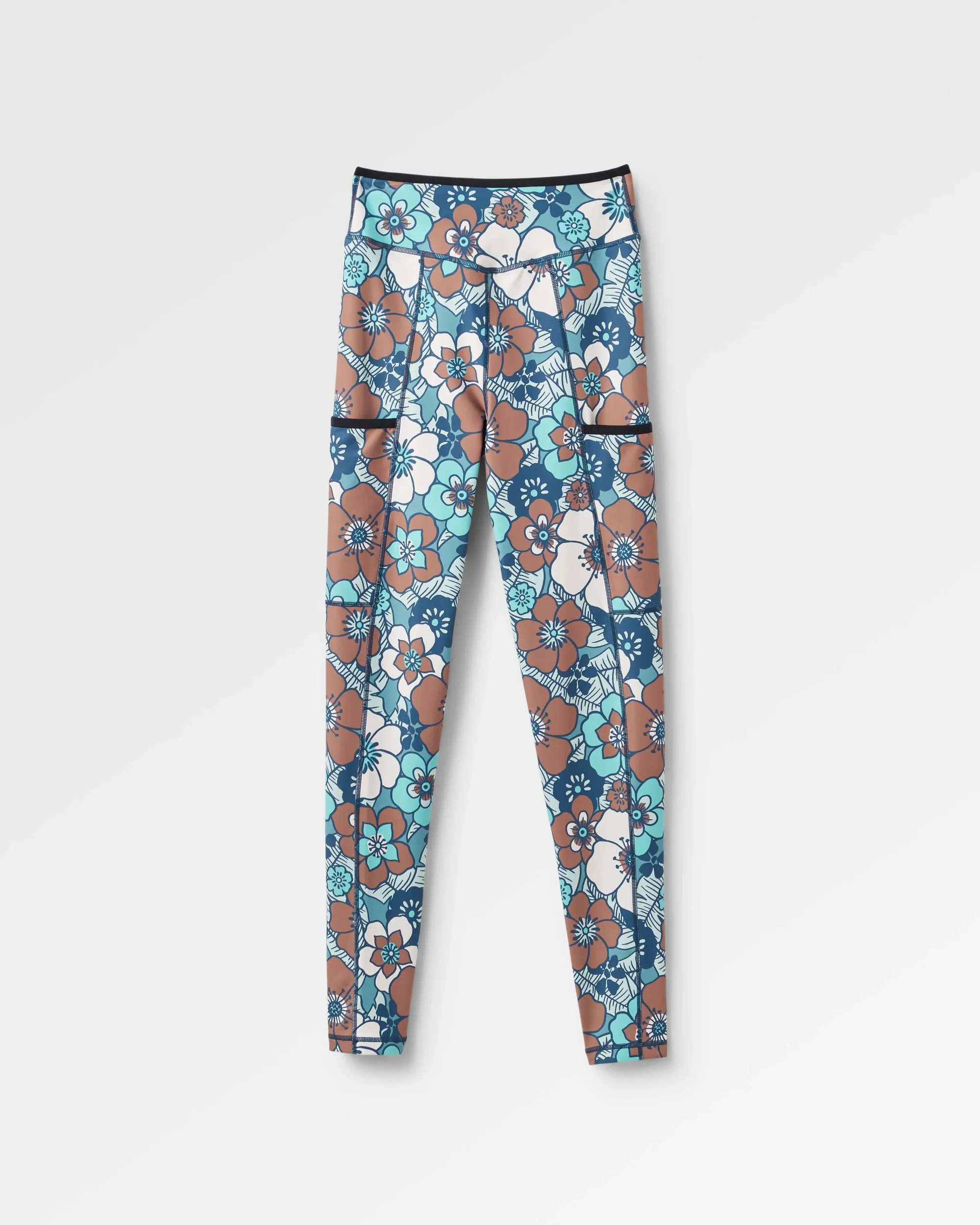 Mantra Active Legging - Vintage Floral Aqua - Image 5