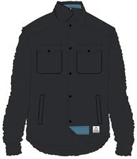 Maple Polar Fleece Shirt - Black - Image 7