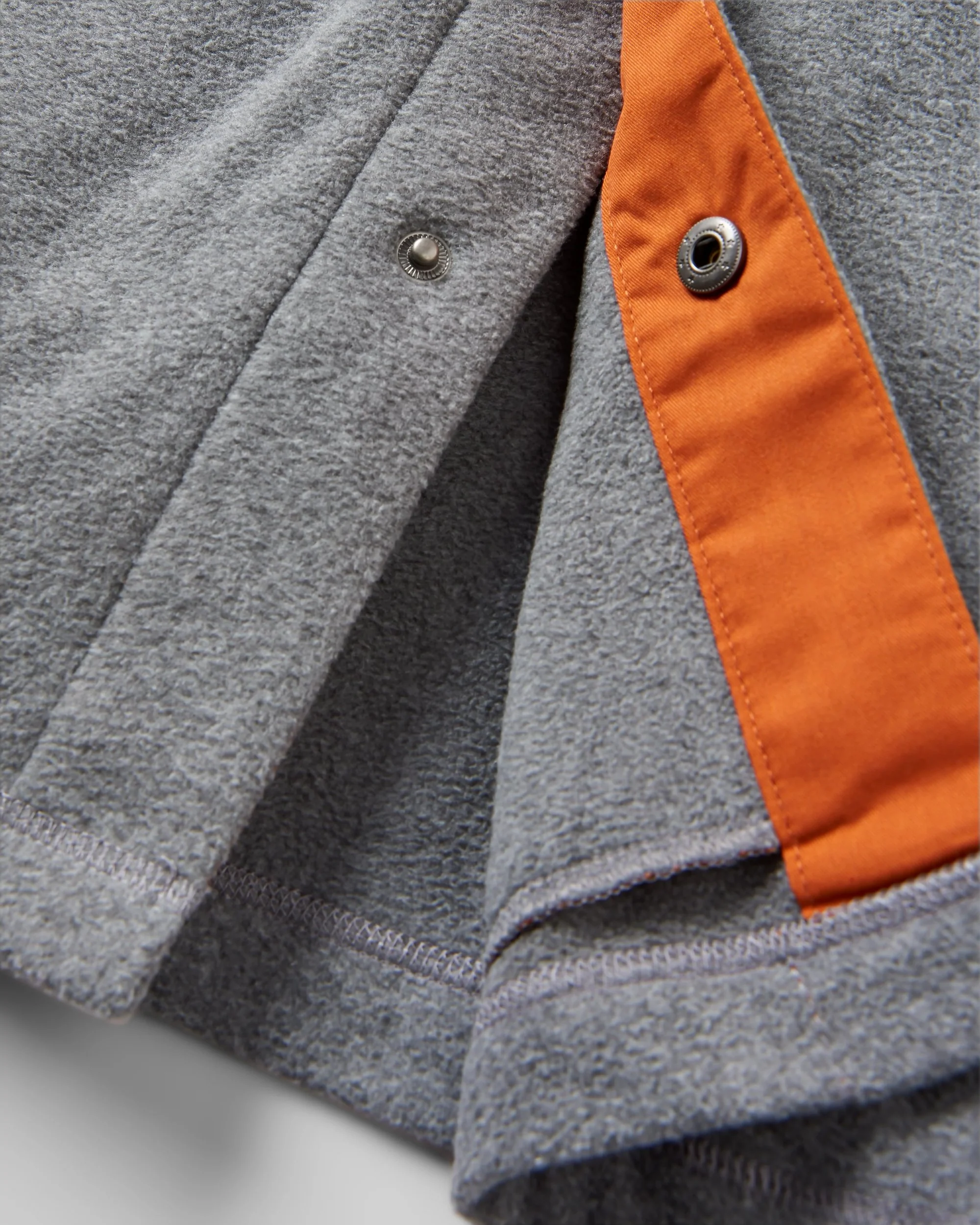 Maple Polar Fleece Shirt - Grey Marl 2 - Image 9