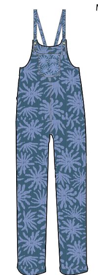 Meadows Organic Cotton Cord Dungarees - Seaweed Blue Steel - Image 10