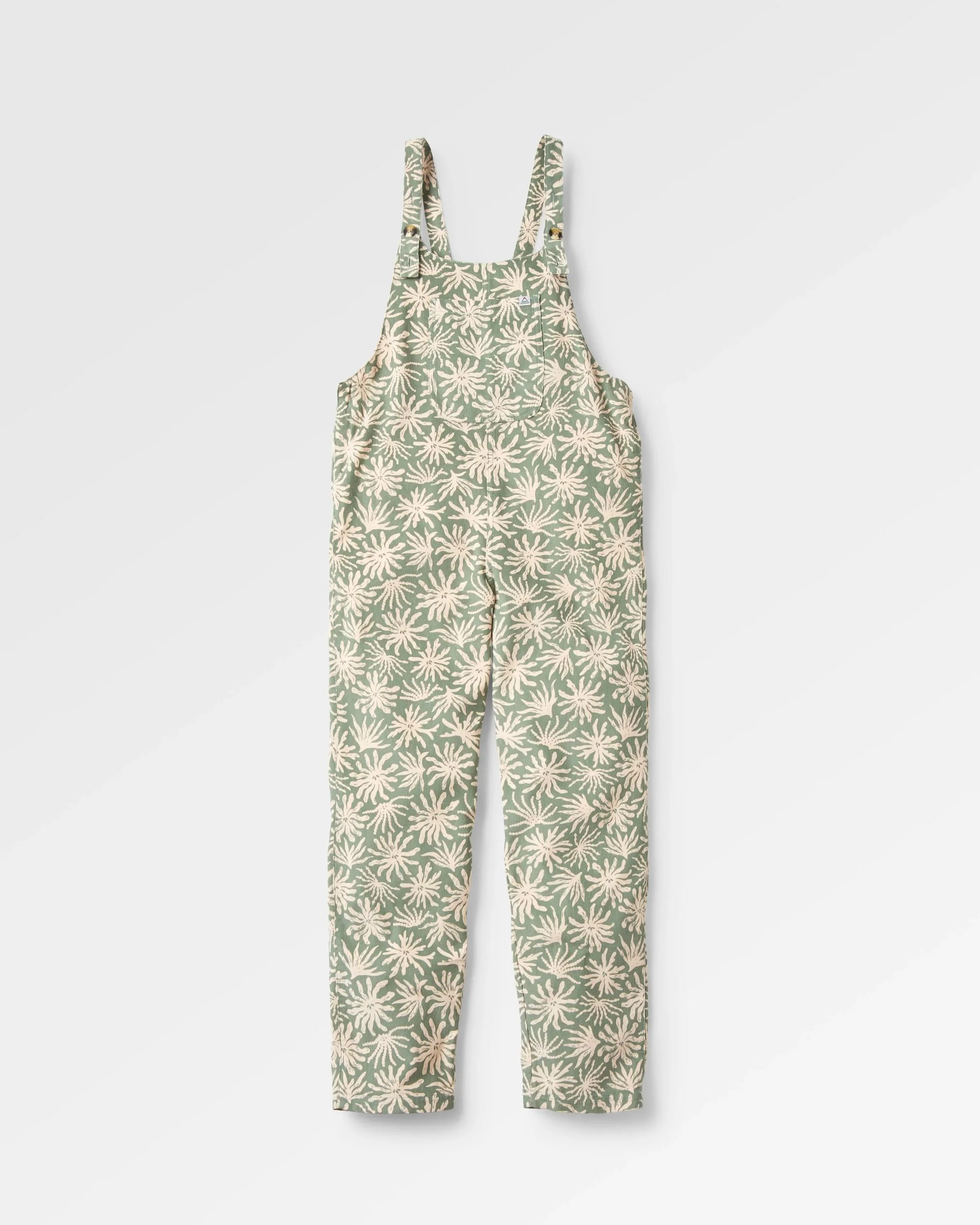 Meadows Organic Cotton Cord Dungarees - Seaweed Pistachio - Image 2