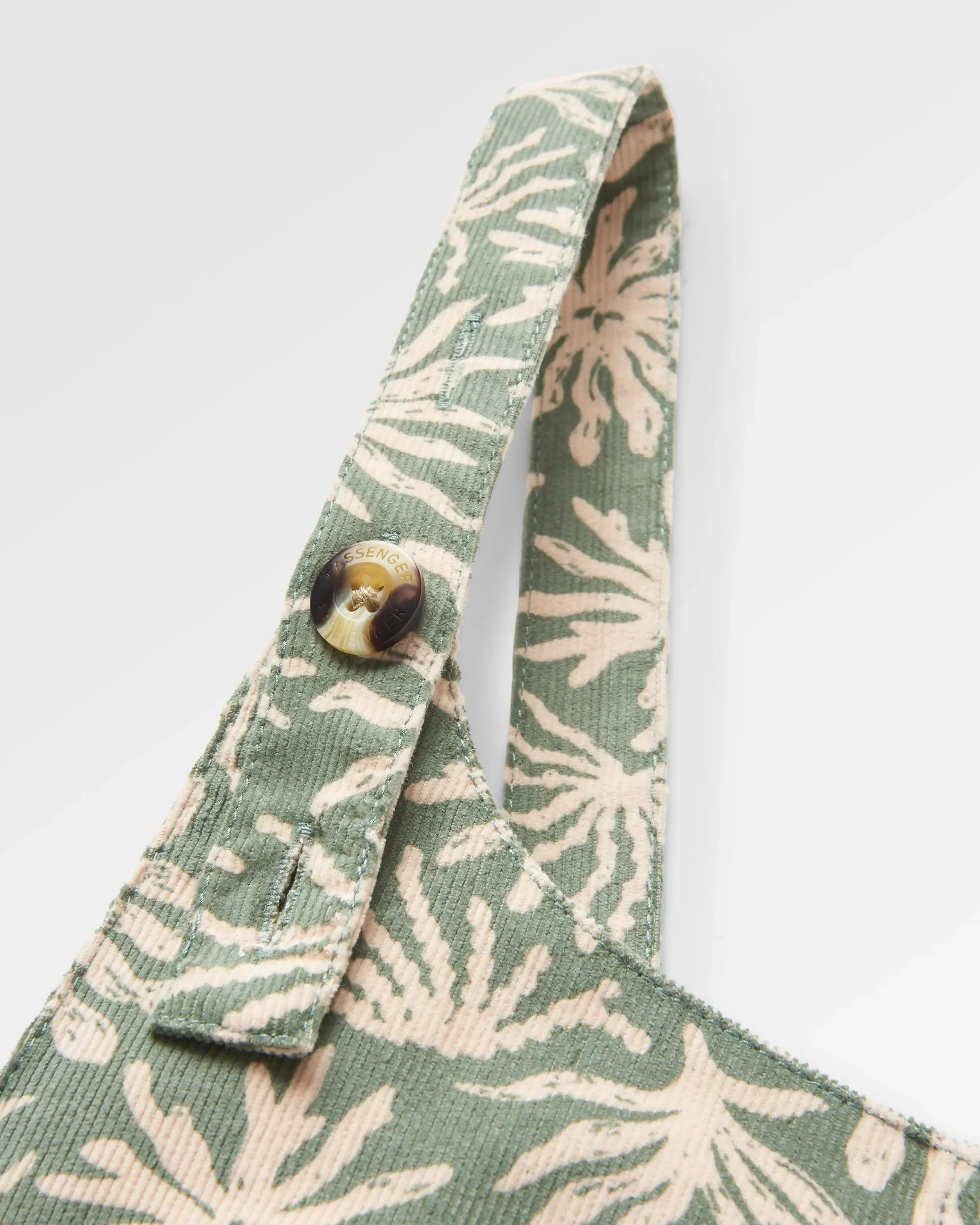 Meadows Organic Cotton Cord Dungarees - Seaweed Pistachio - Image 9