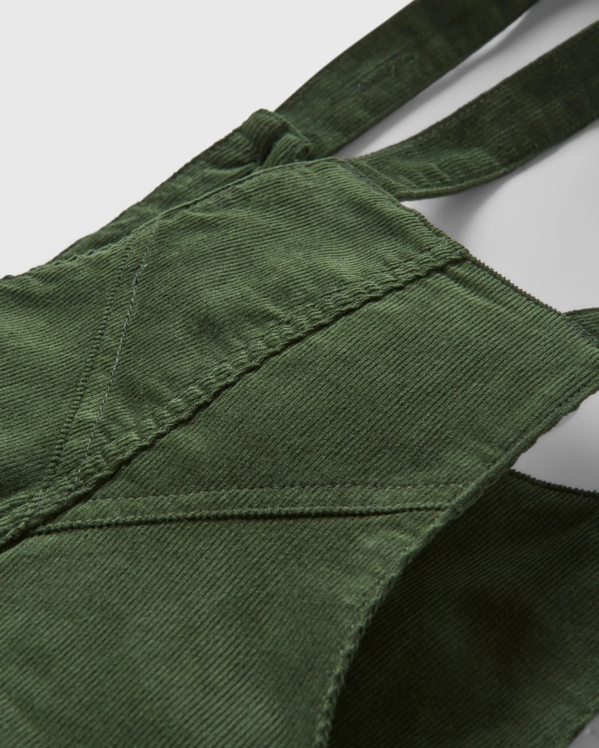 Meadows Organic Cotton Cord Dungarees - Fir Tree - Image 11