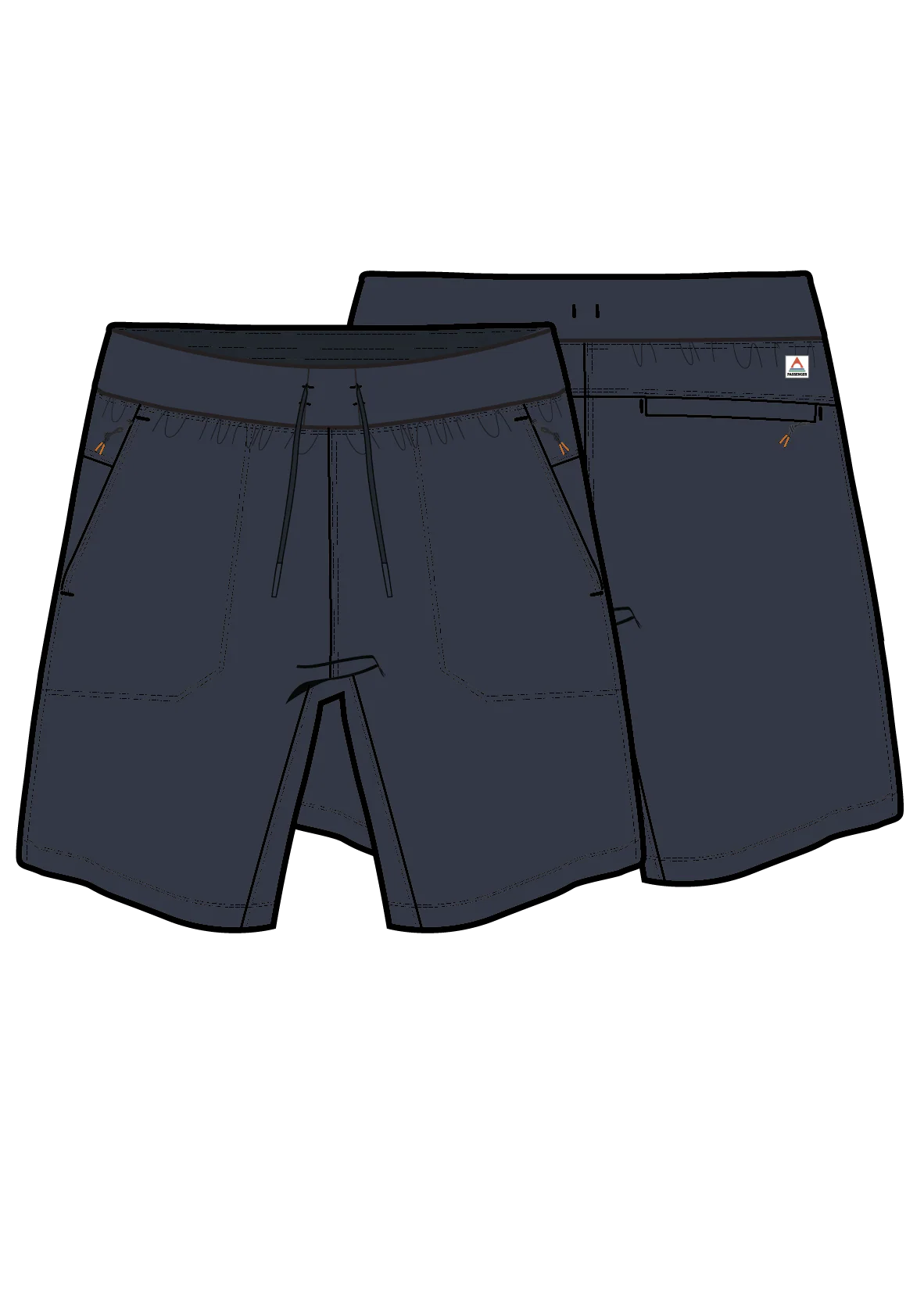 Men's Solscape Active Short - Charcoal - Image 7
