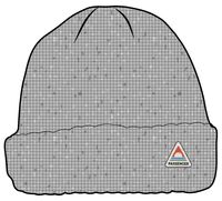 Moss Double Layer Waffle Beanie - Grey Marl - Image 8