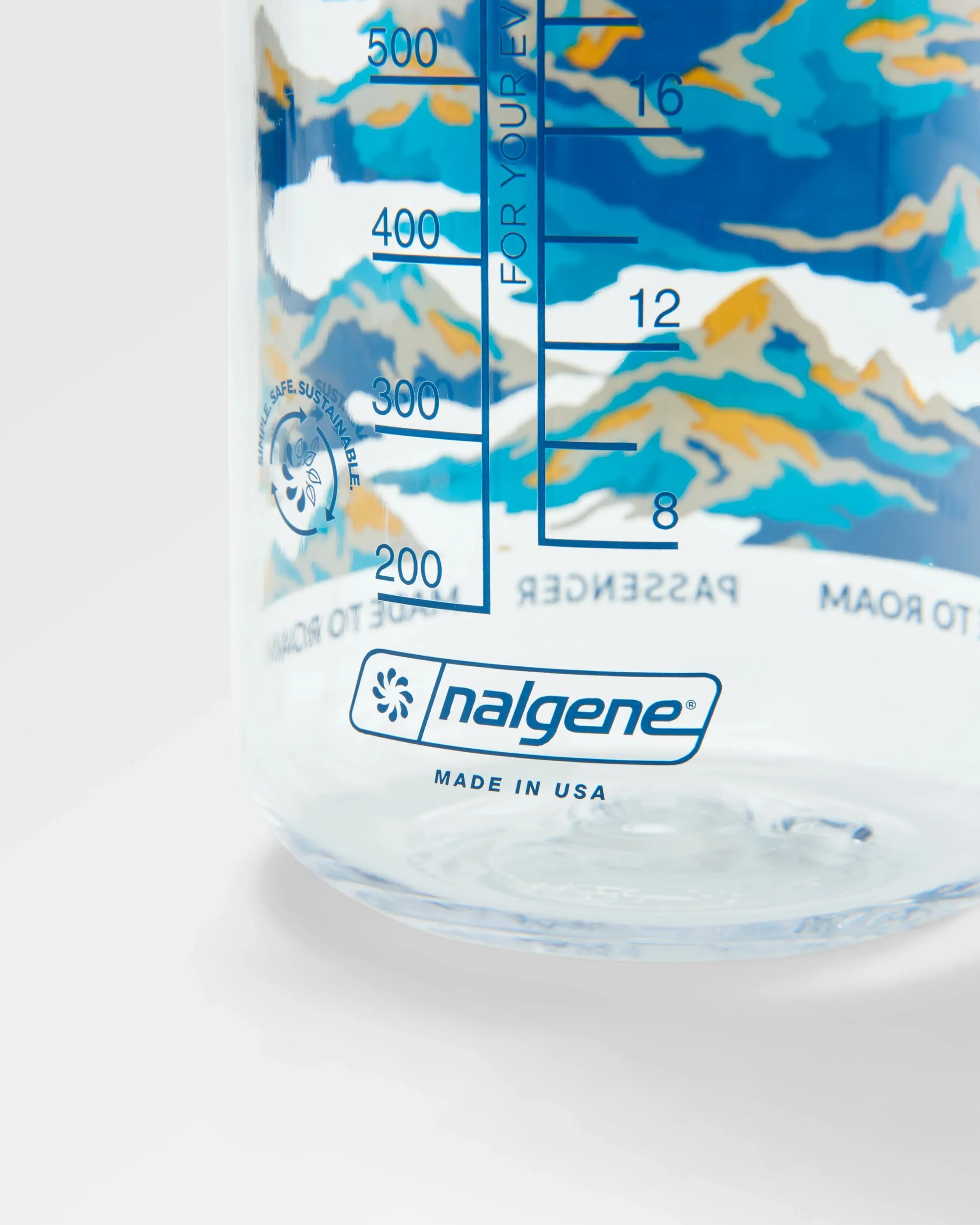 Nalgene 1L Wide Mouth Water Bottle - Winter Mountains - Image 6